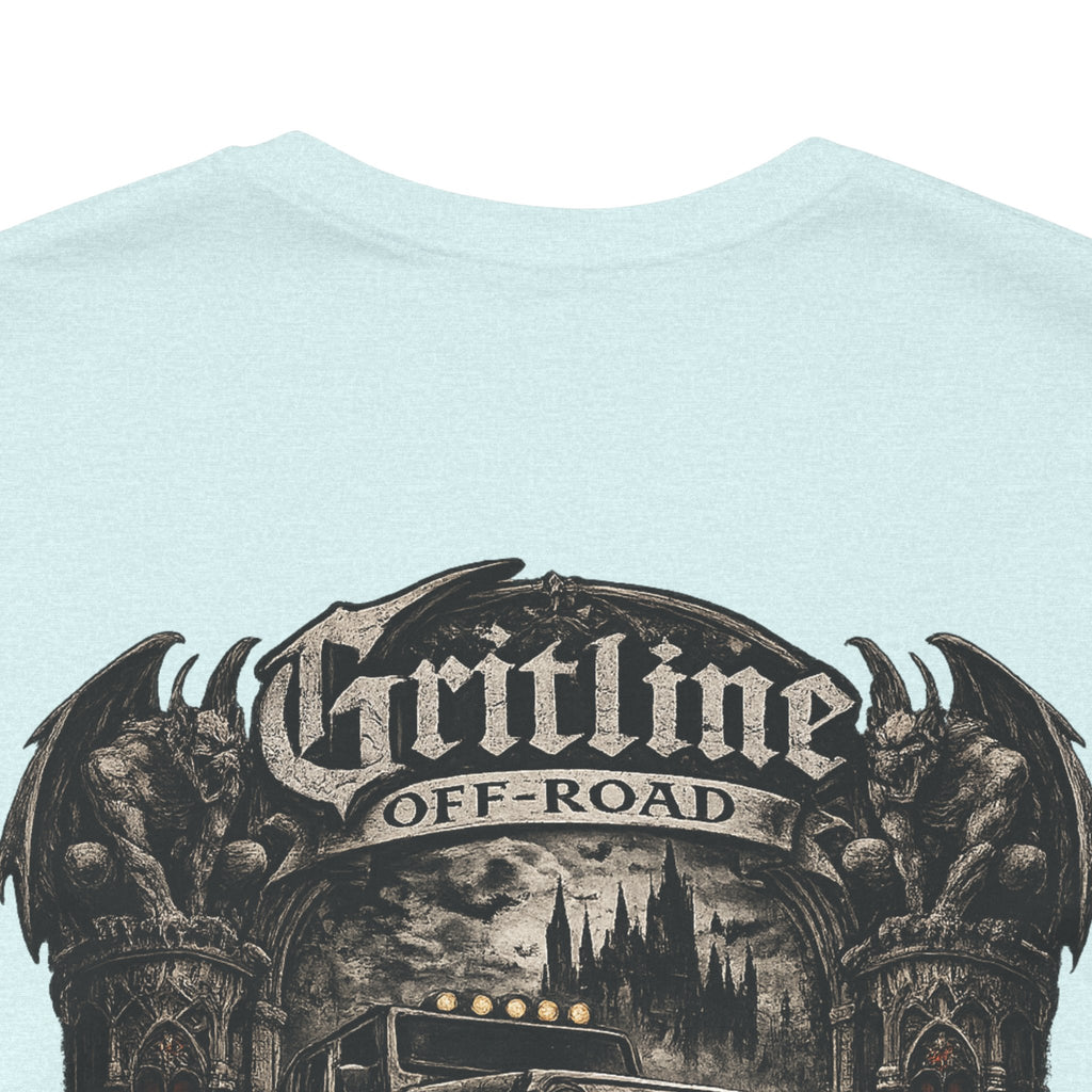 Off-Road Gritline Graphic Tee — "Gritline Off-Road" Skull & Jeep Shirt