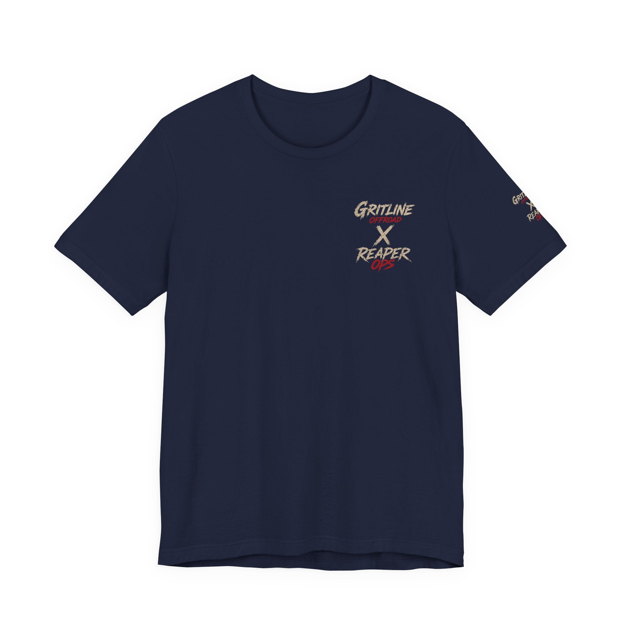 Grim Reaper American Flag T-Shirt — Patriot Skull Tee