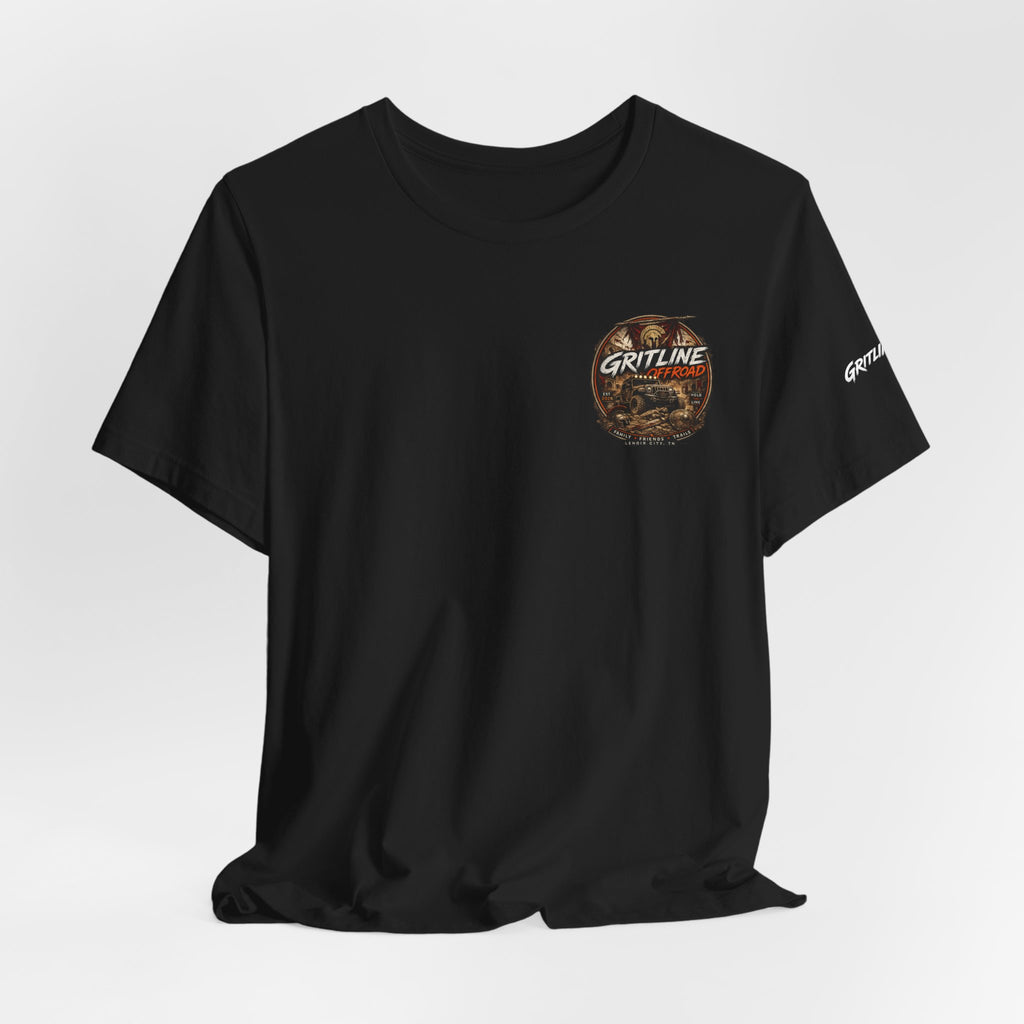 Offroad Jeep Graphic Tee — "Gritline Offroad" Adventure T-Shirt