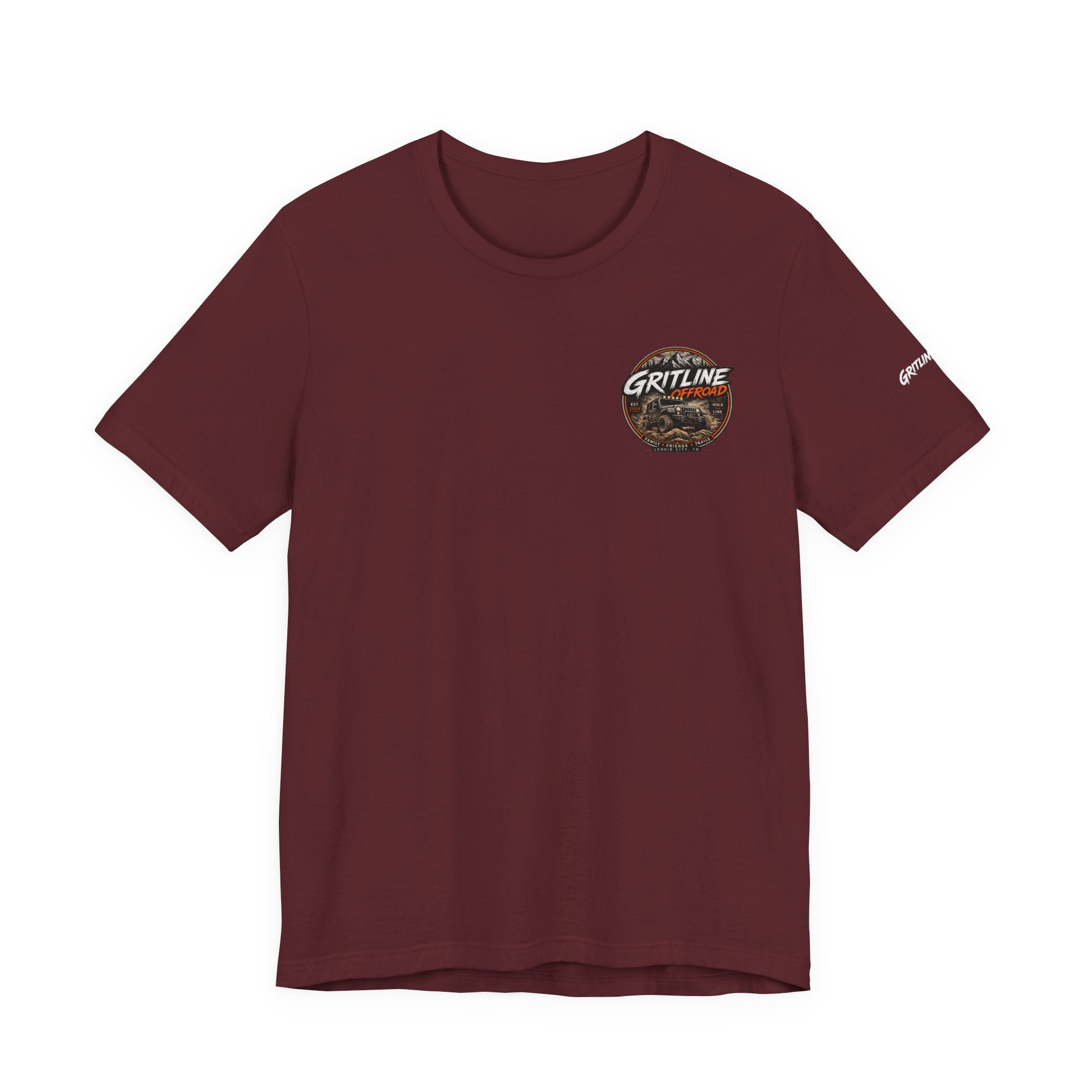 Offroad Jeep T-Shirt — "Gritline Offroad" Rugged Adventure Tee