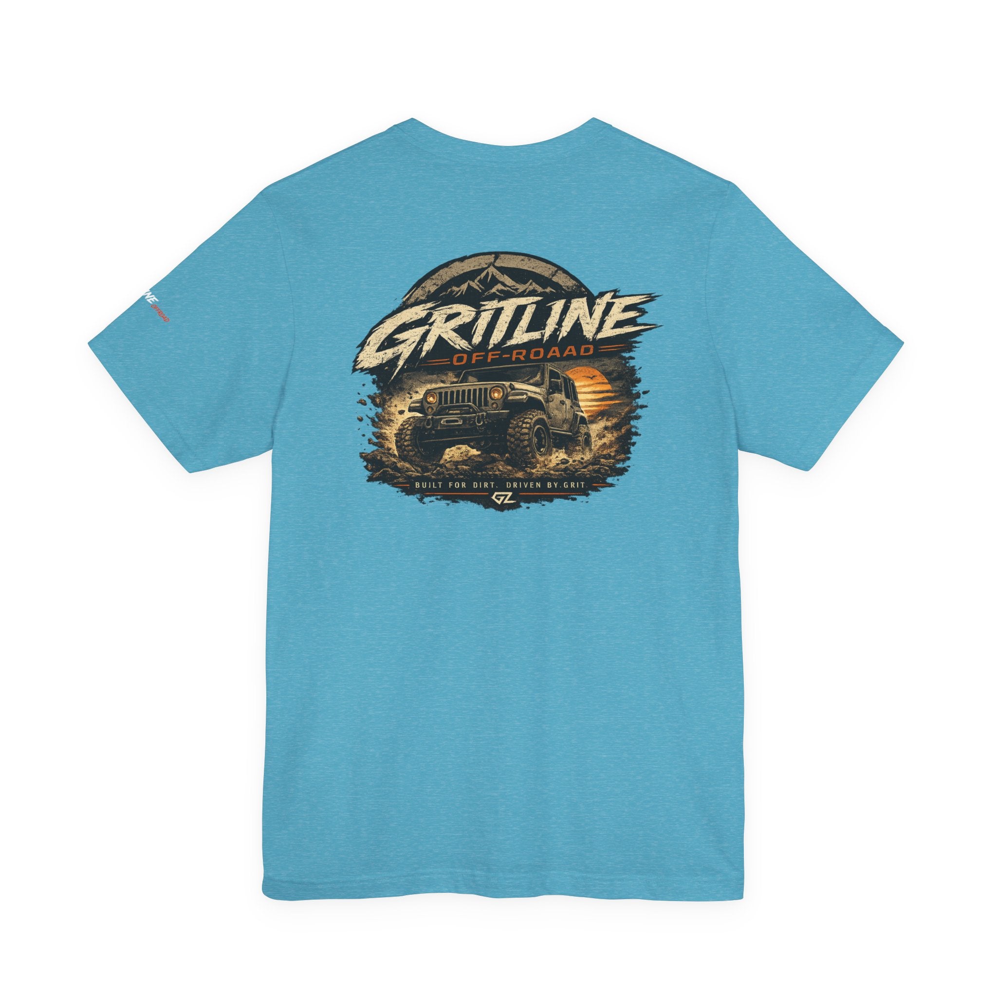 Off-Road Adventure Tee — "Gritline" Jeep Mountain Graphic