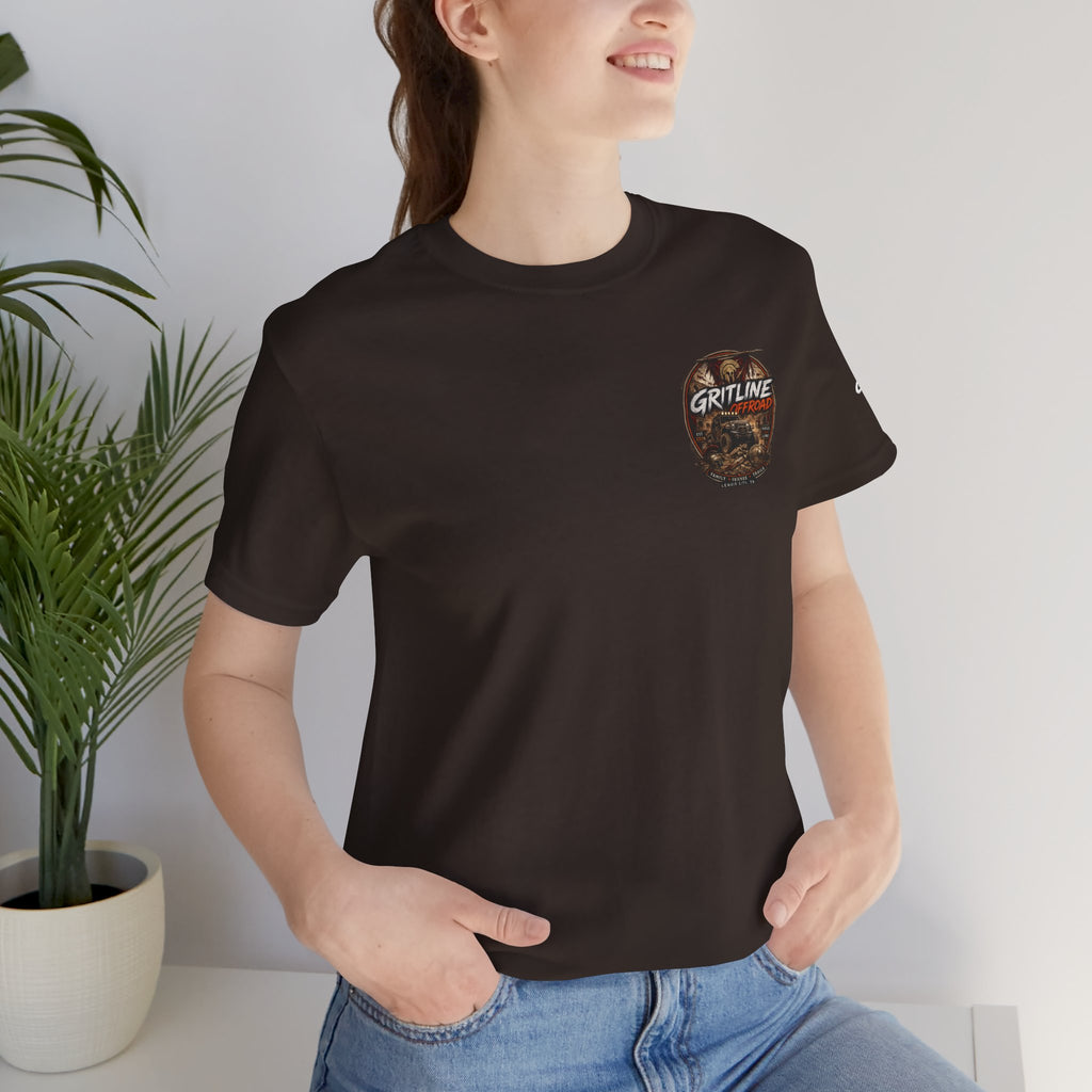Offroad Jeep Graphic Tee — "Gritline Offroad" Adventure T-Shirt