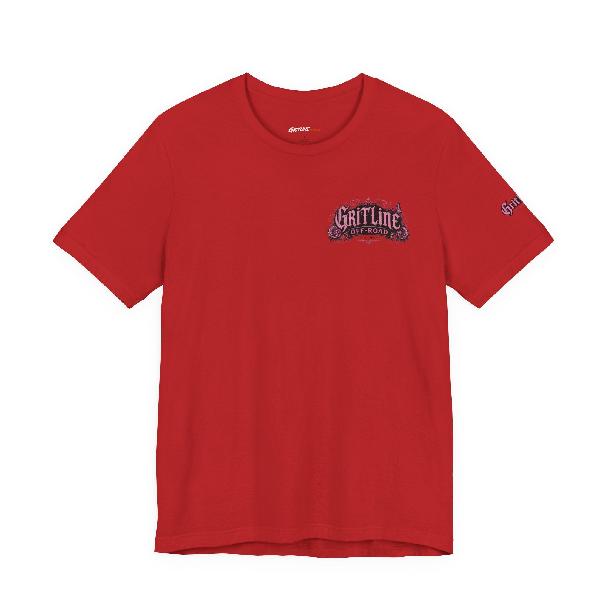 Off-Road Gritline Jeep Tee — Floral Adventure Graphic T-Shirt