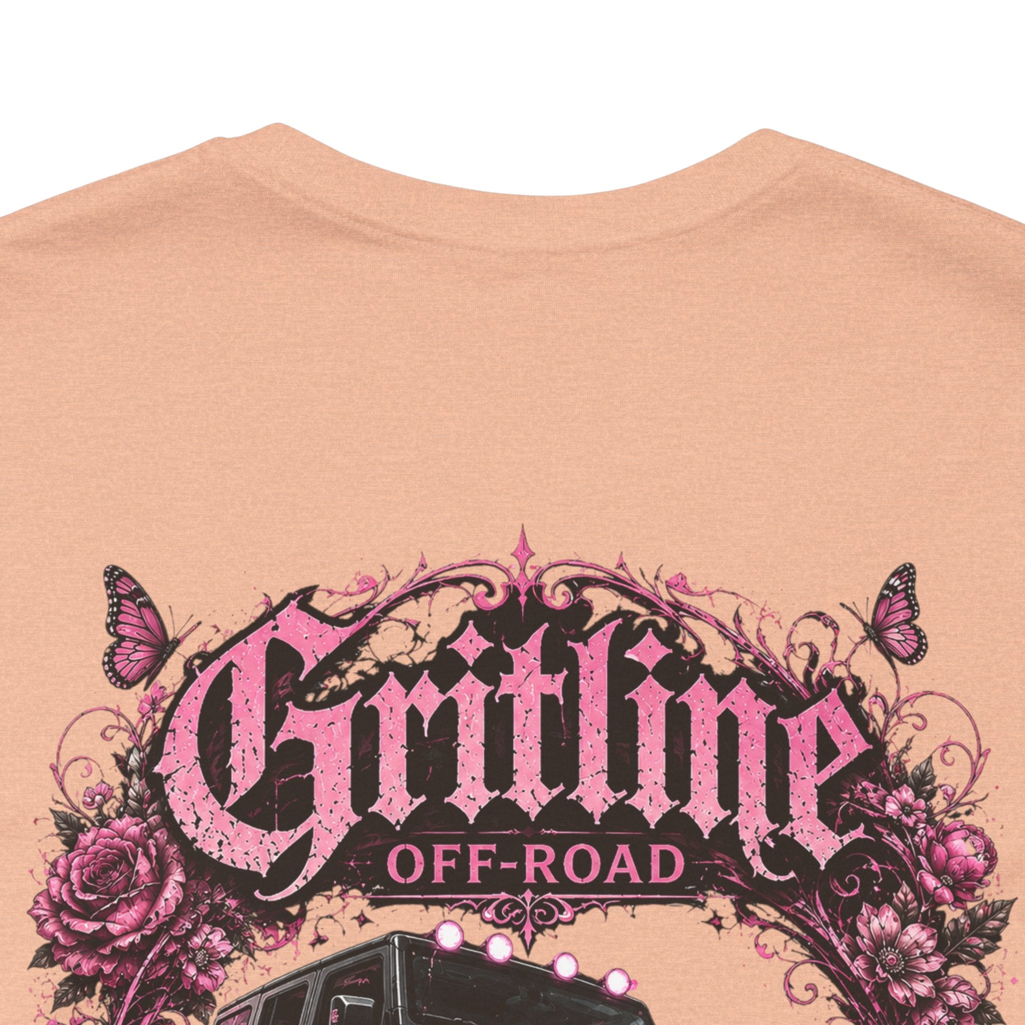 Off-Road Gritline Jeep Tee — Floral Adventure Graphic T-Shirt