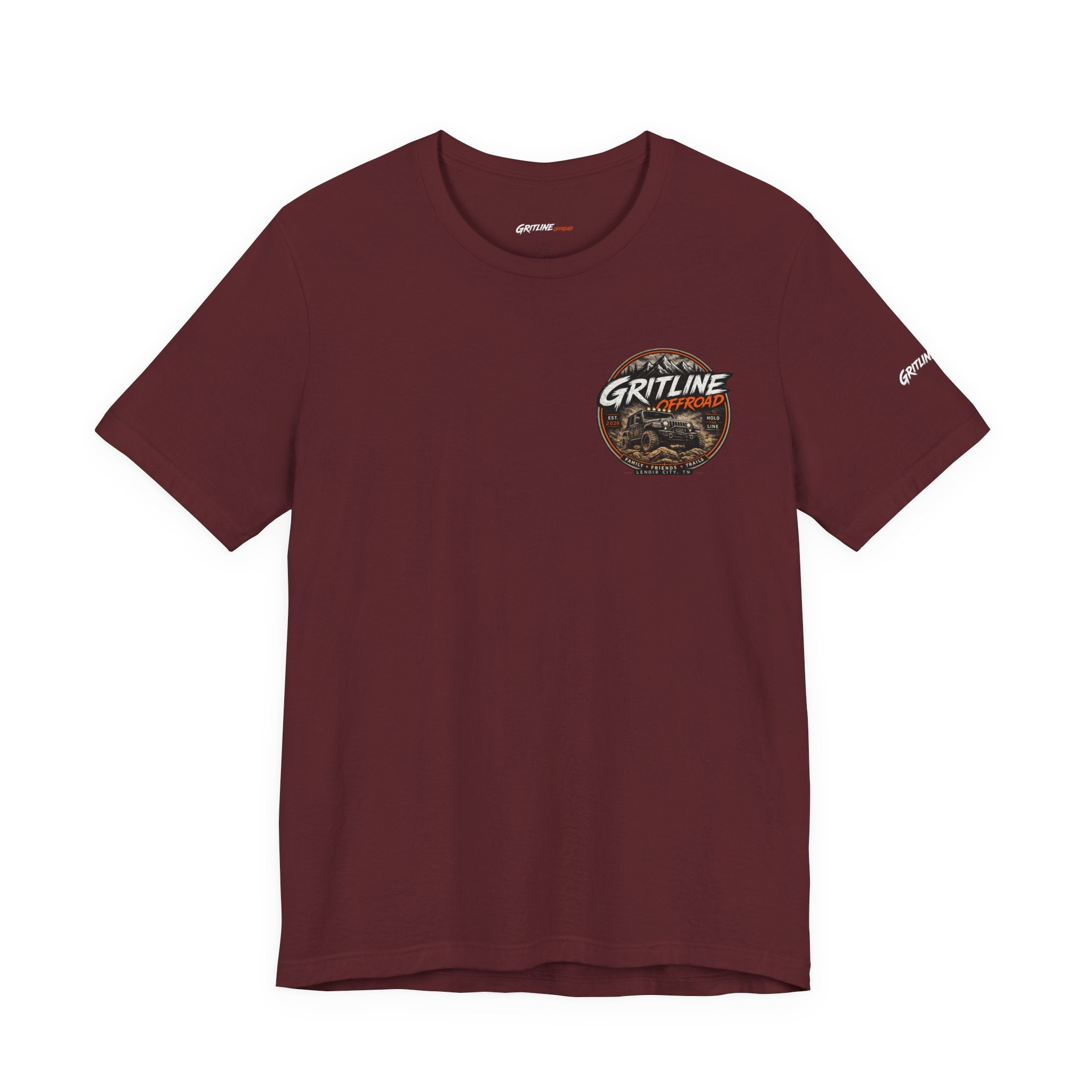 Gritline Offroad Jeep T‑Shirt — Adventure 4x4 Truck Trail Tee