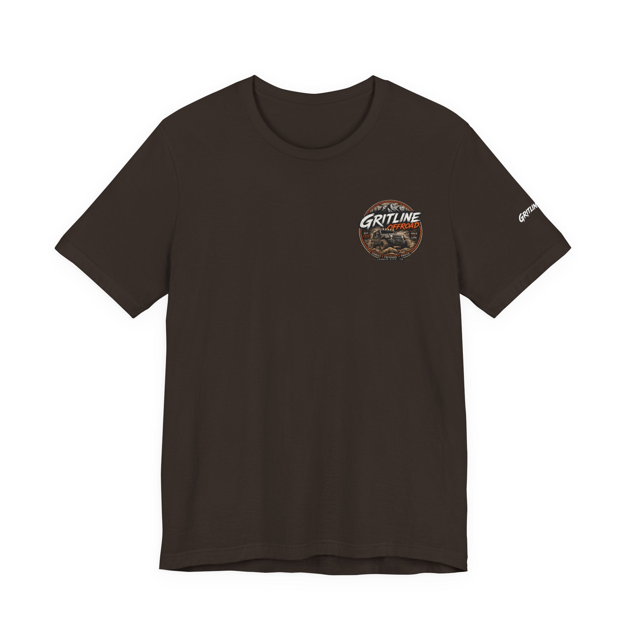 Offroad Jeep T-Shirt — "Gritline Offroad" Rugged Adventure Tee
