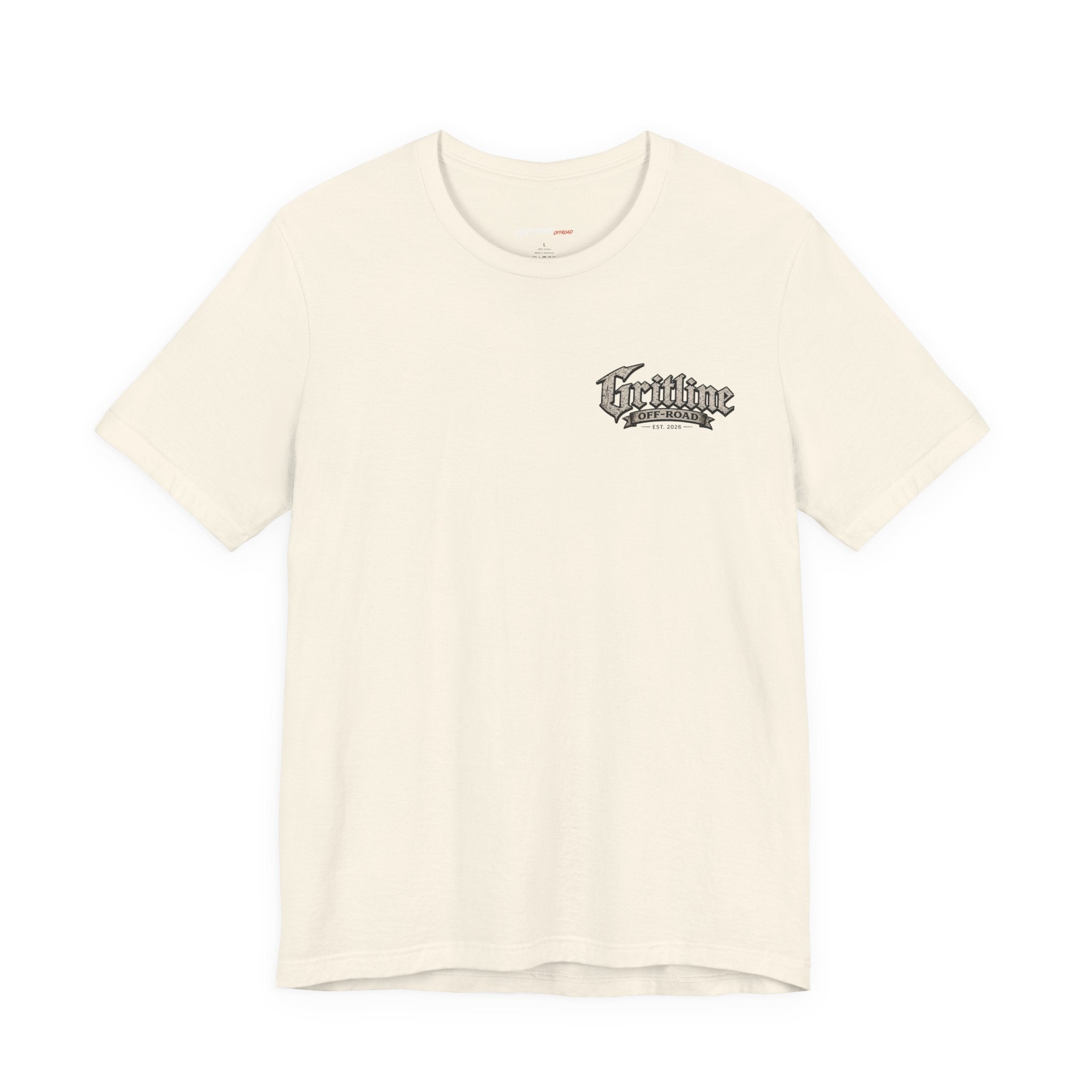 Off-Road Gritline Graphic Tee — "Gritline Off-Road" Skull & Jeep Shirt