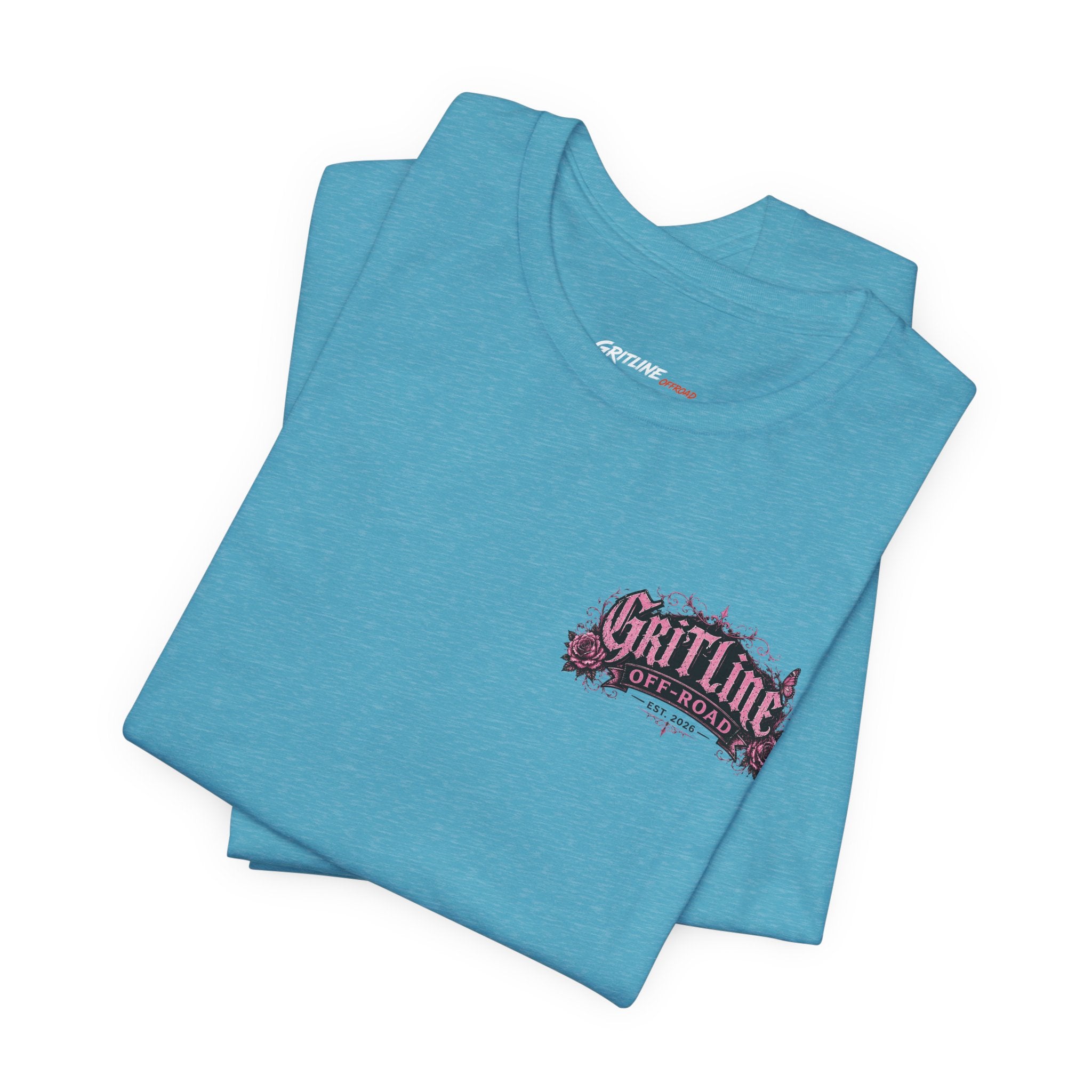 Off-Road Gritline Jeep Tee — Floral Adventure Graphic T-Shirt