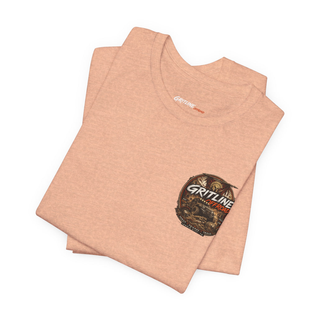 Offroad Jeep Graphic Tee — "Gritline Offroad" Adventure T-Shirt