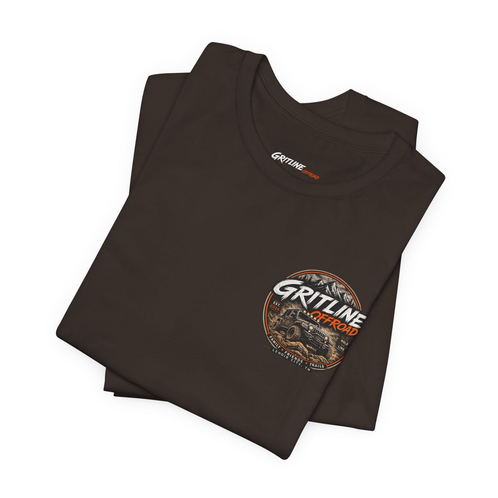 Gritline Offroad Jeep T‑Shirt — Adventure 4x4 Truck Trail Tee