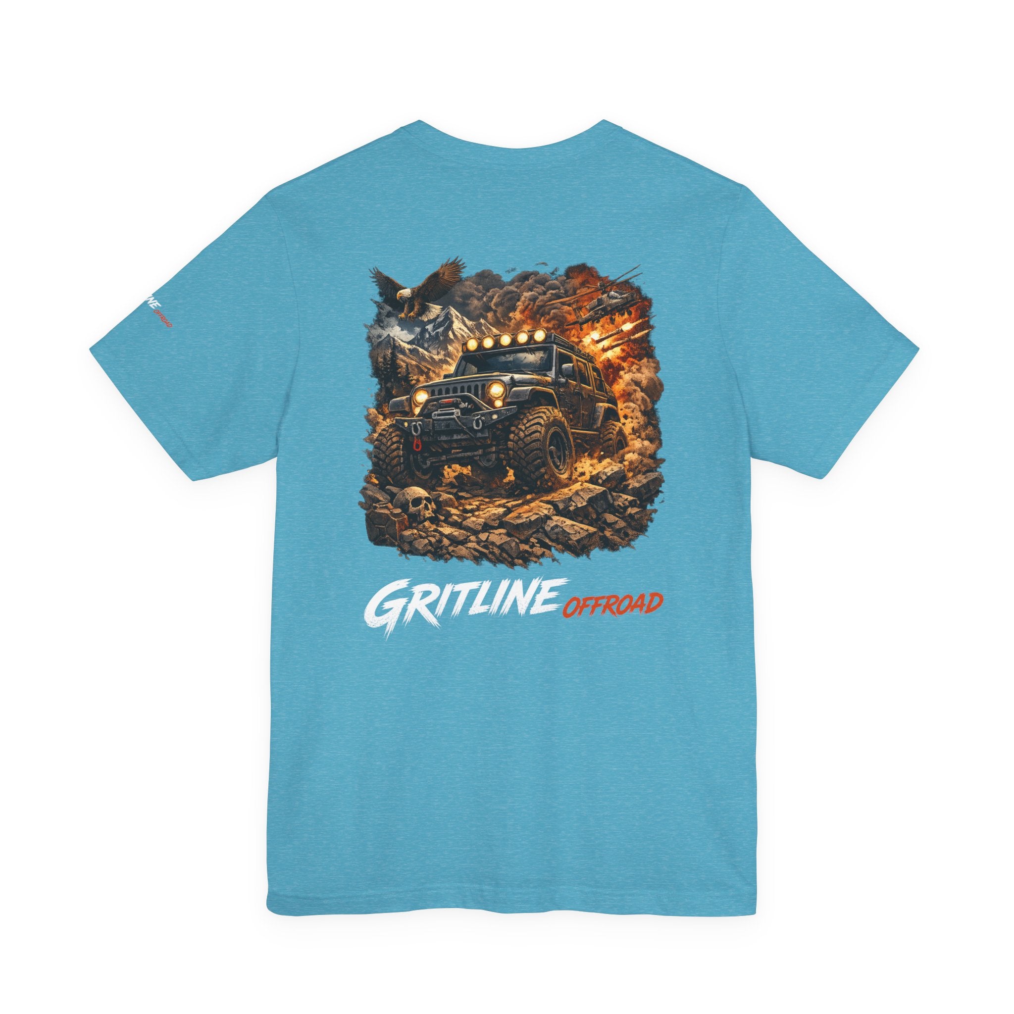 Offroad Jeep T-Shirt — "Gritline Offroad" Rugged Adventure Tee