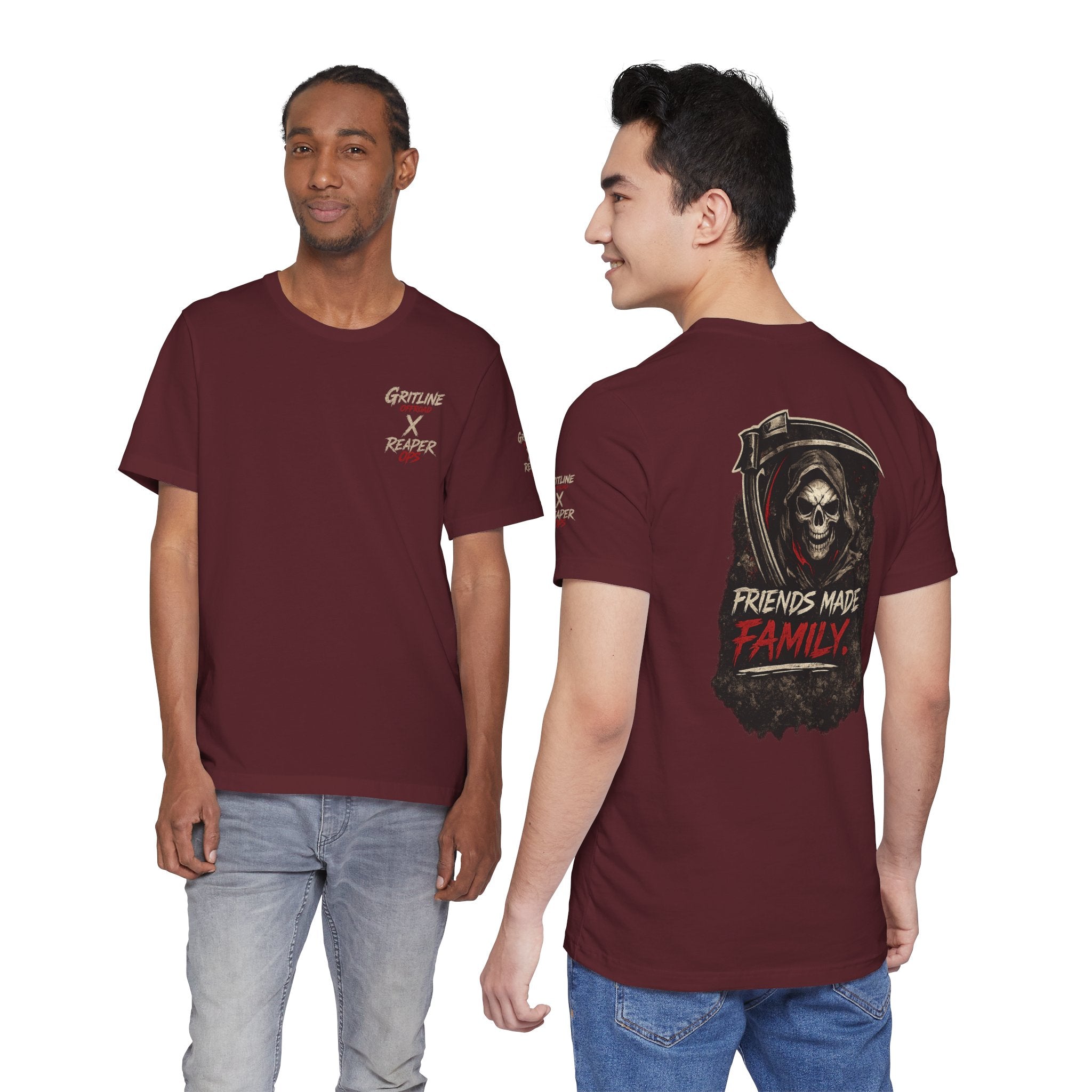 Grim Reaper "Friends Made Family" Graphic Tee