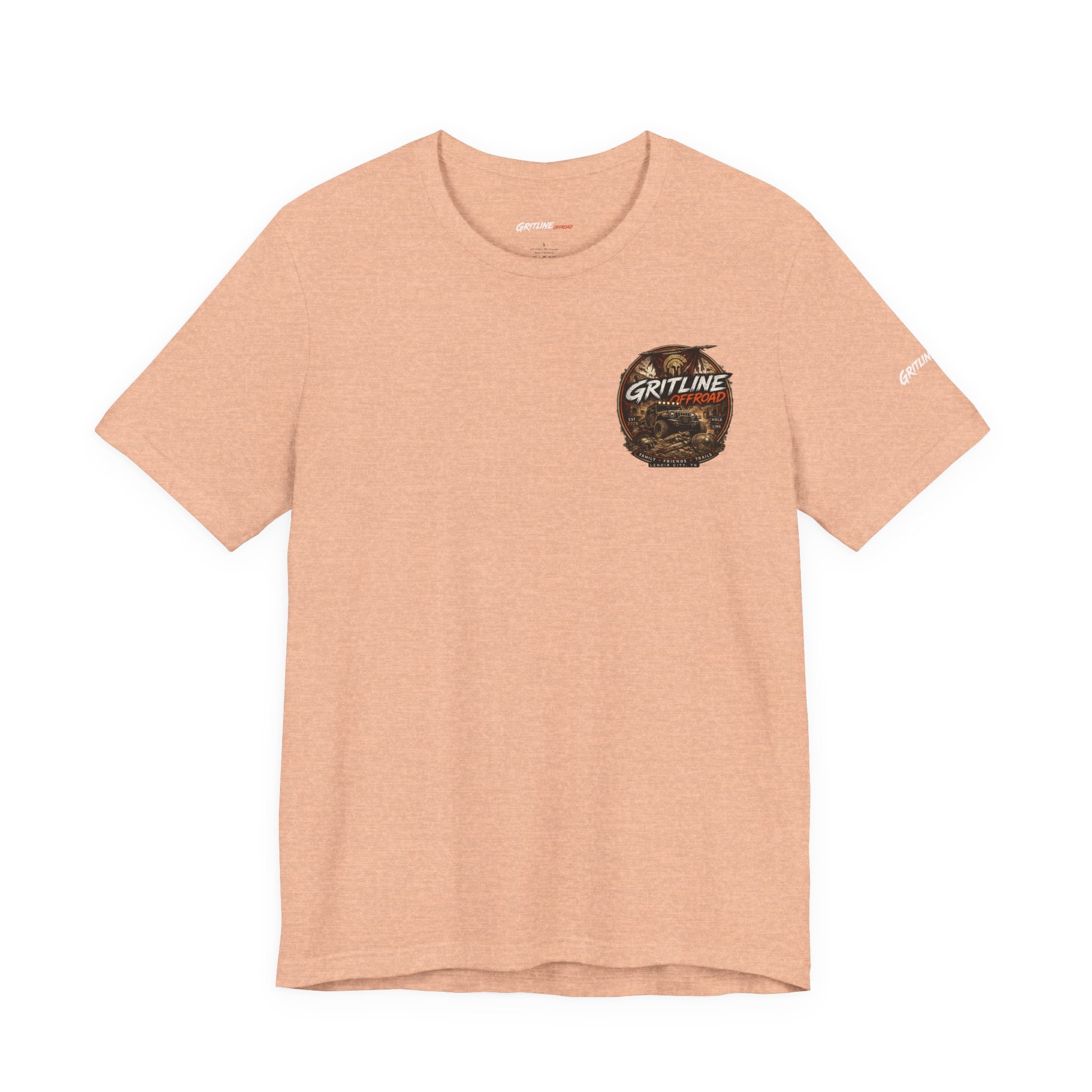 Offroad Jeep Graphic Tee — "Gritline Offroad" Adventure T-Shirt