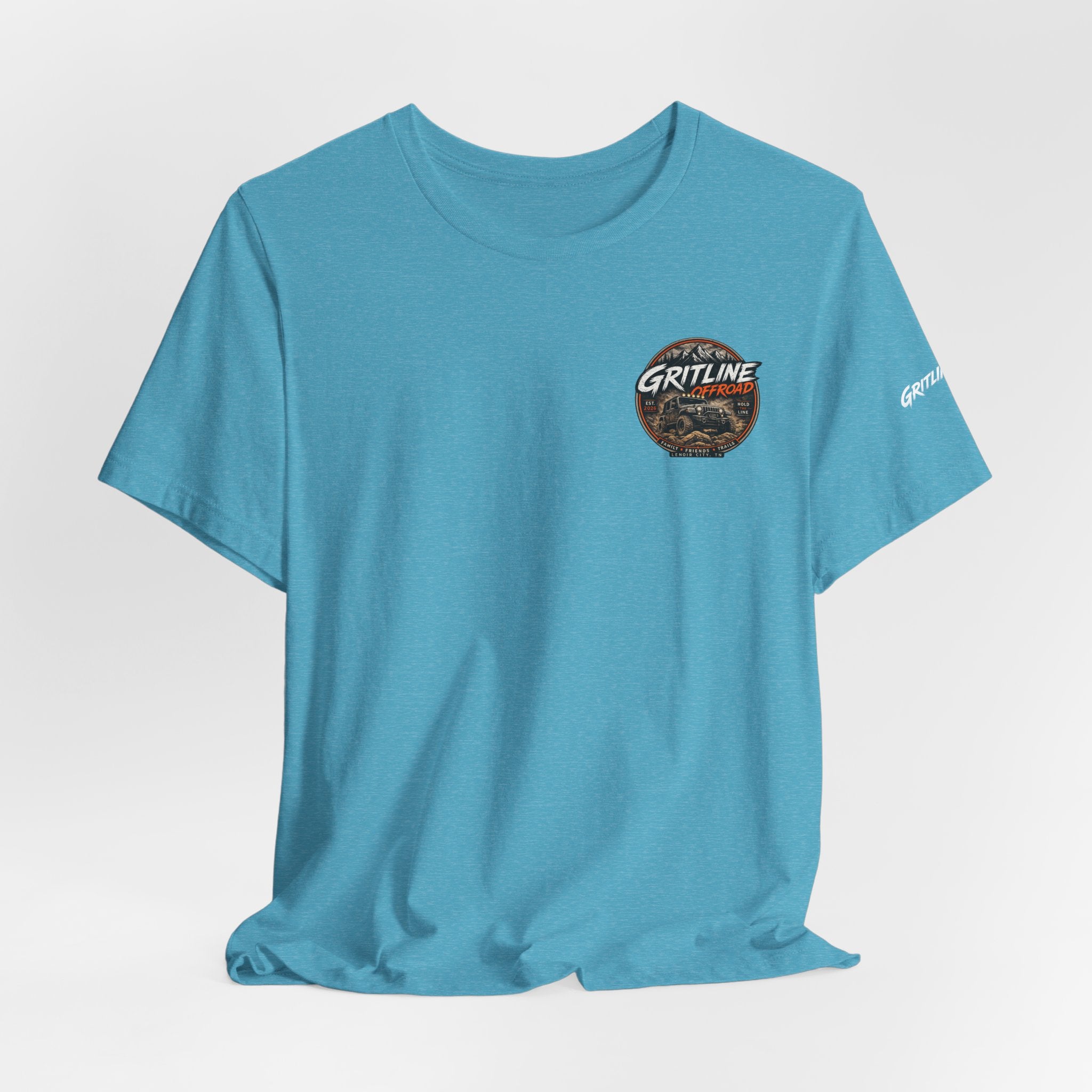 Offroad Jeep T-Shirt — "Gritline Offroad" Rugged Adventure Tee