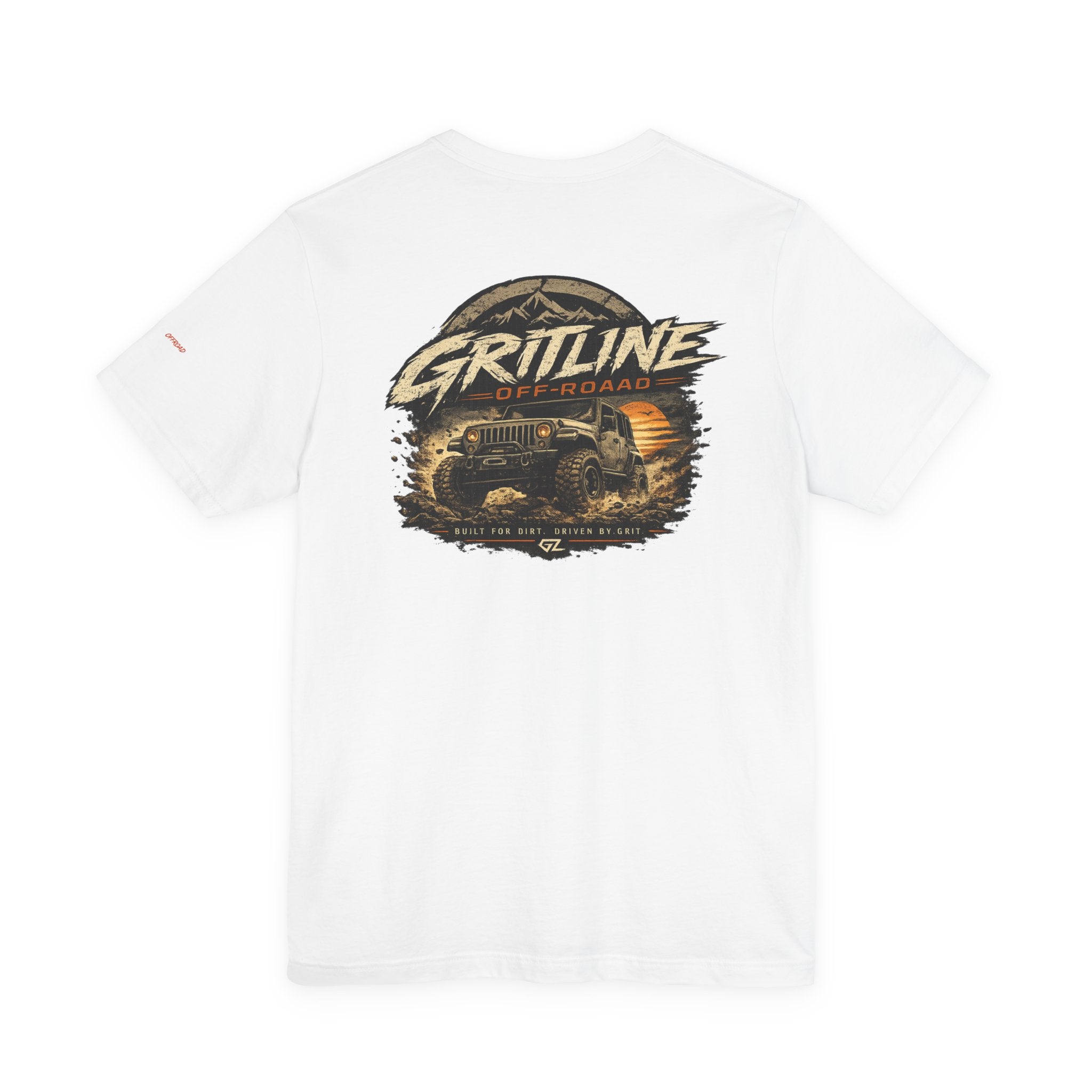 Off-Road Adventure Tee — "Gritline" Jeep Mountain Graphic