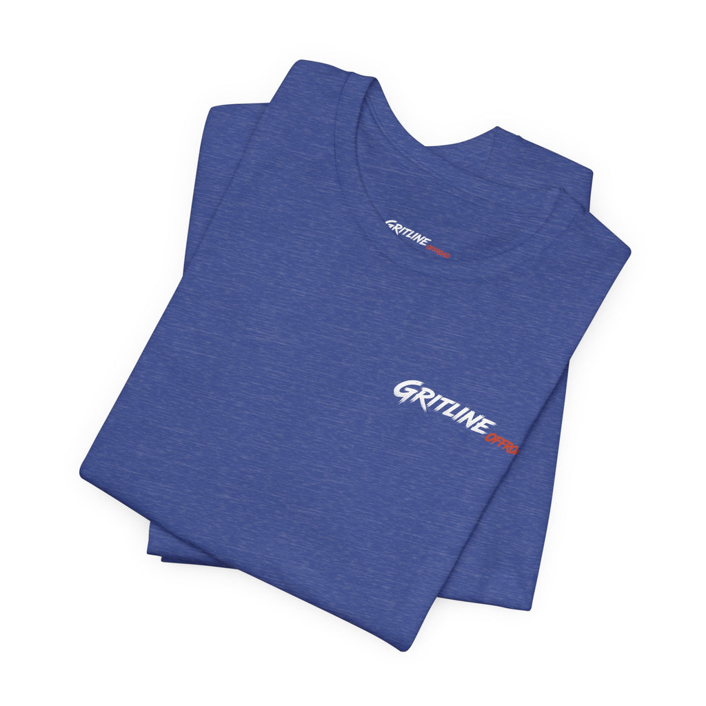 Off-Road Adventure Tee — "Gritline" Jeep Mountain Graphic