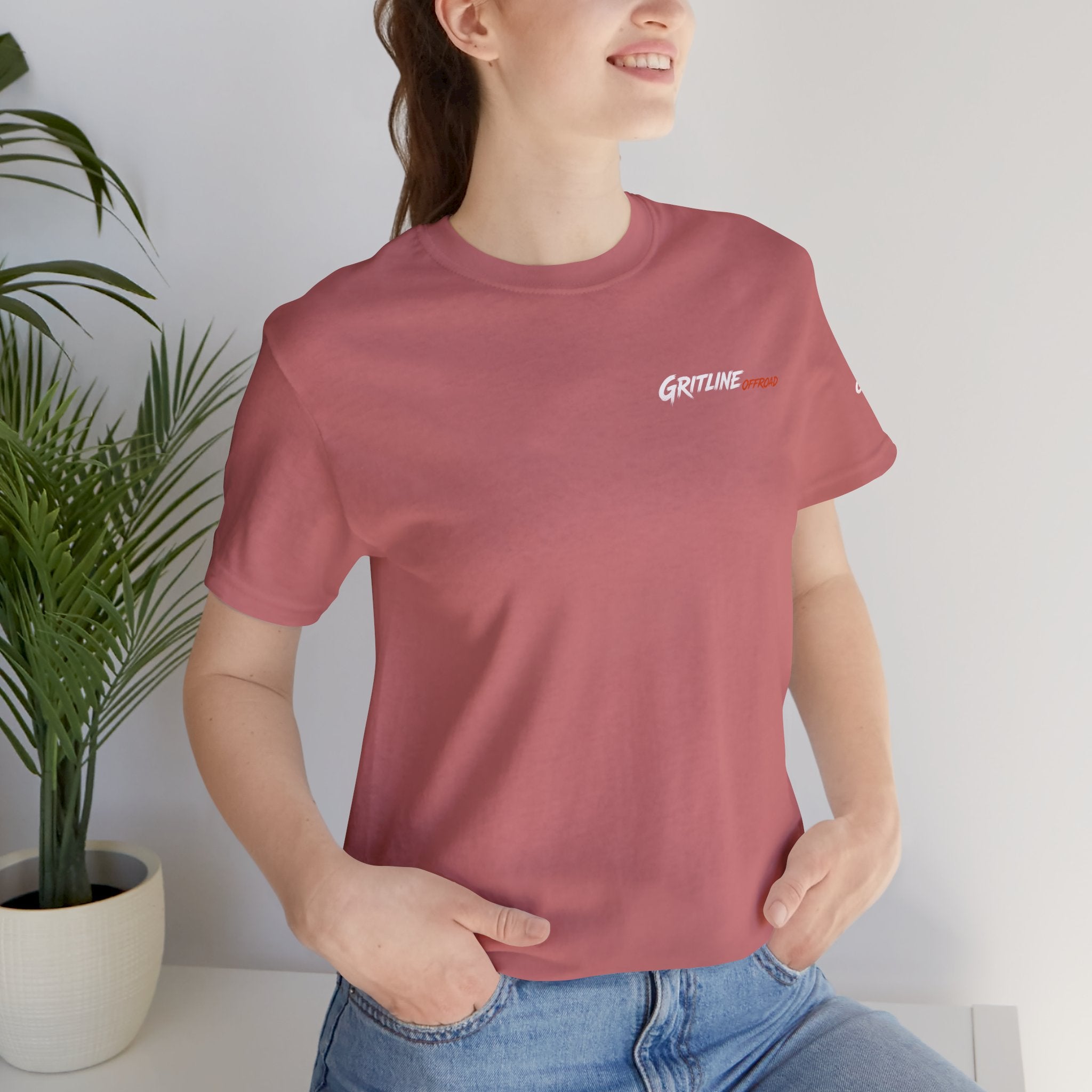 Off-Road Adventure Tee — "Gritline" Jeep Mountain Graphic