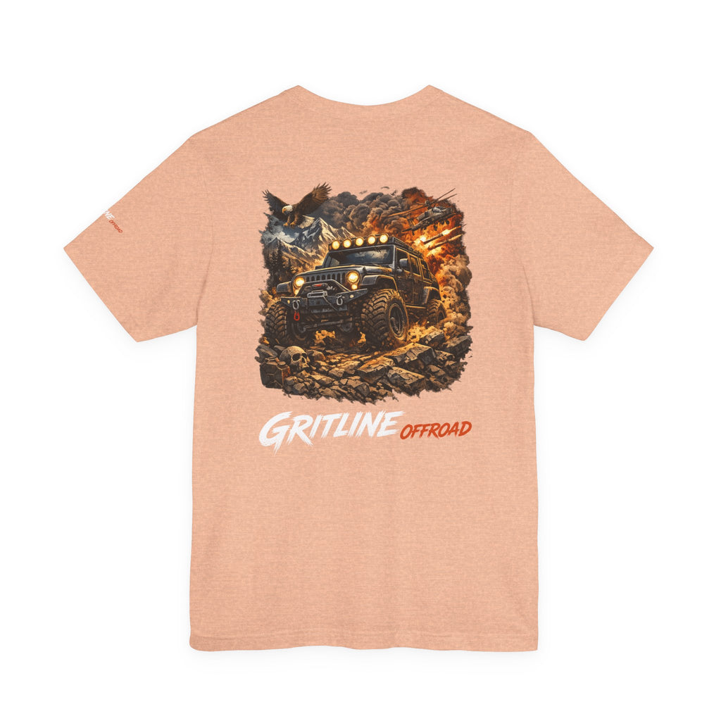 Offroad Jeep T-Shirt — "Gritline Offroad" Rugged Adventure Tee
