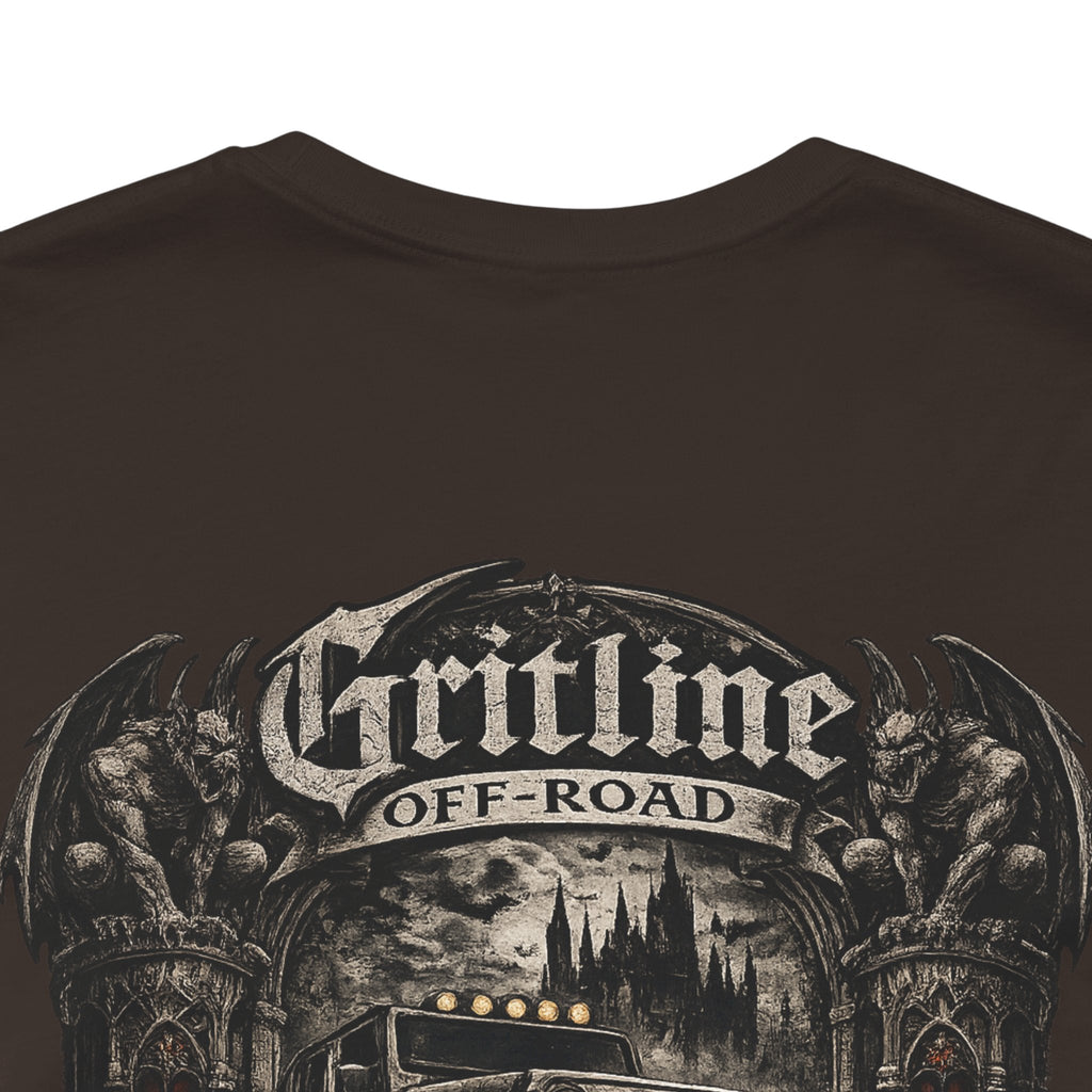Off-Road Gritline Graphic Tee — "Gritline Off-Road" Skull & Jeep Shirt