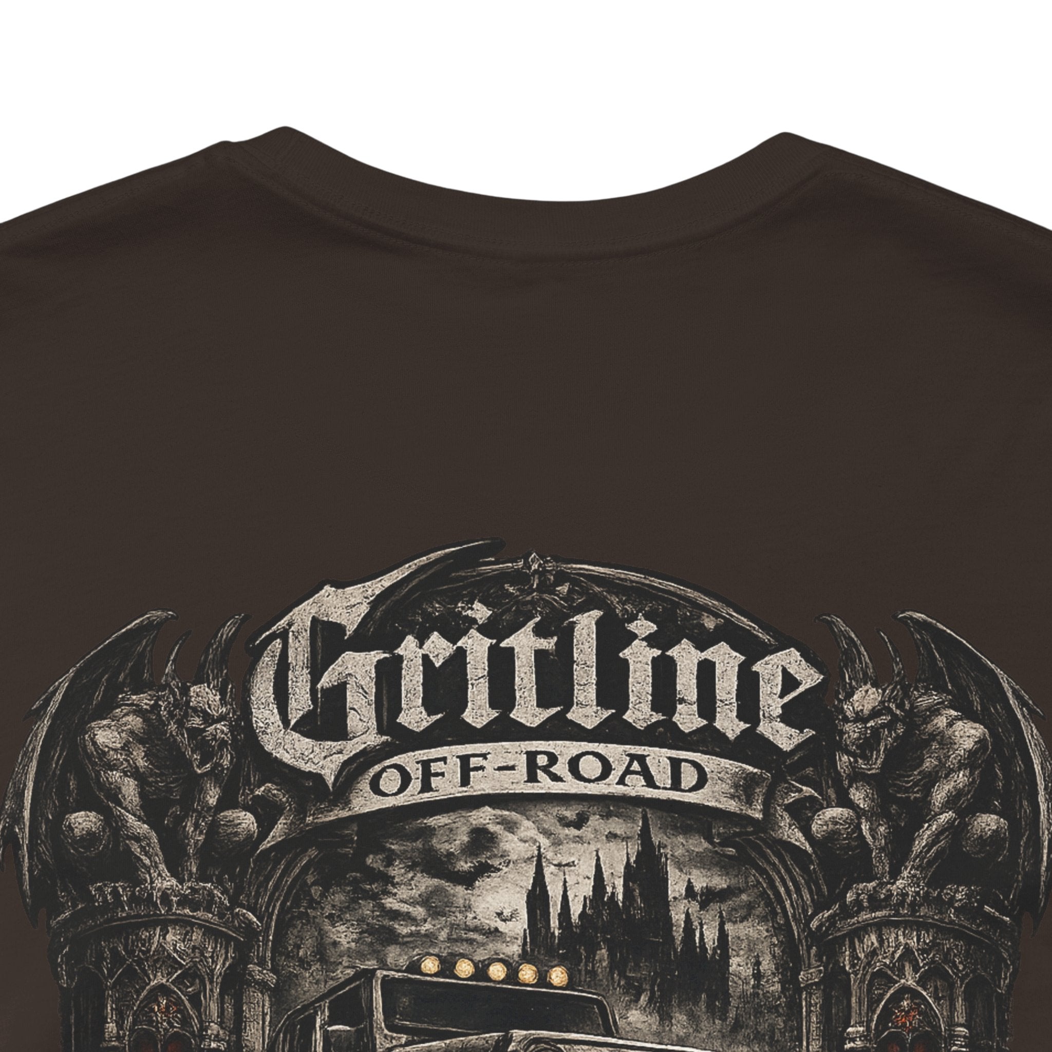 Off-Road Gritline Graphic Tee — "Gritline Off-Road" Skull & Jeep Shirt