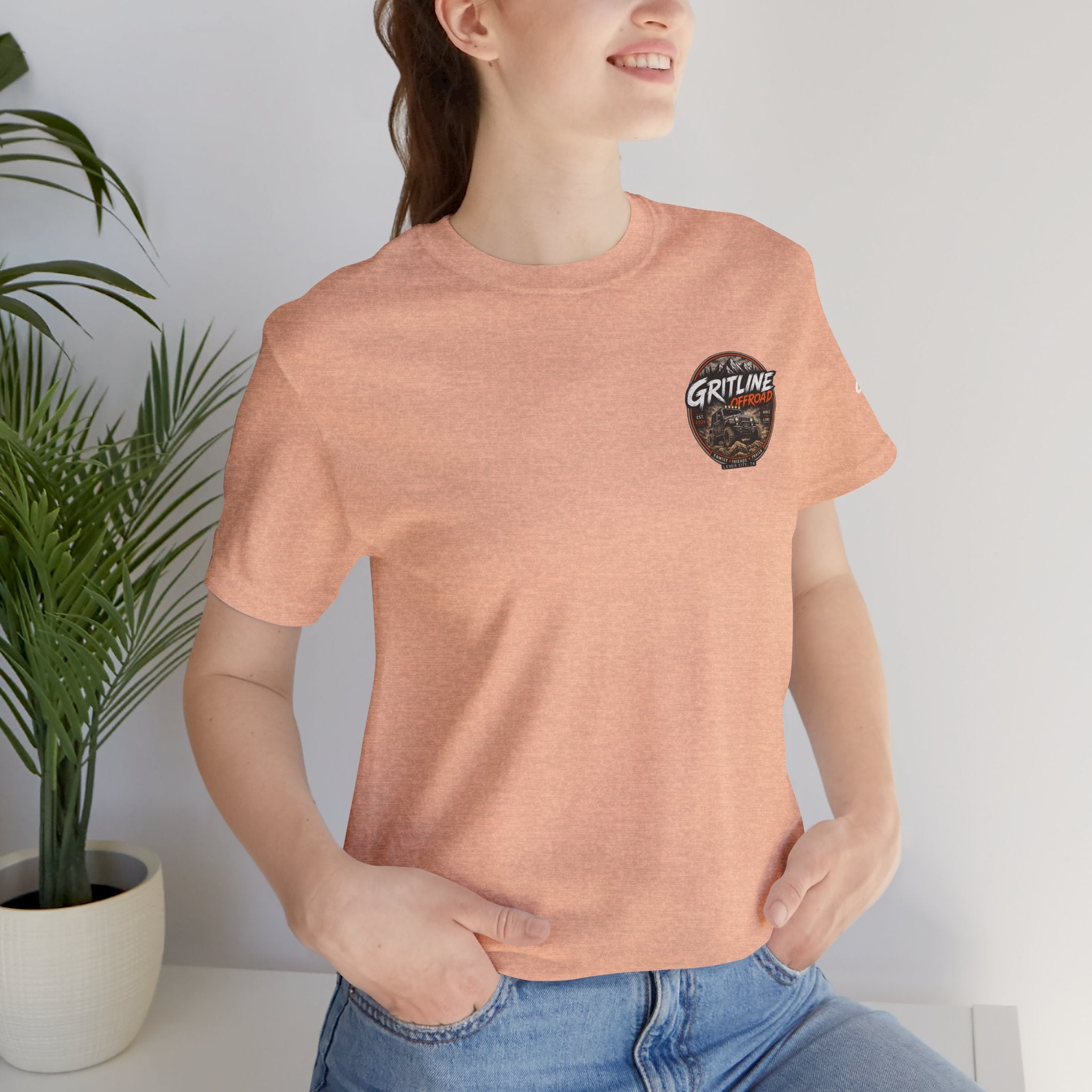 Offroad Jeep T-Shirt — "Gritline Offroad" Rugged Adventure Tee