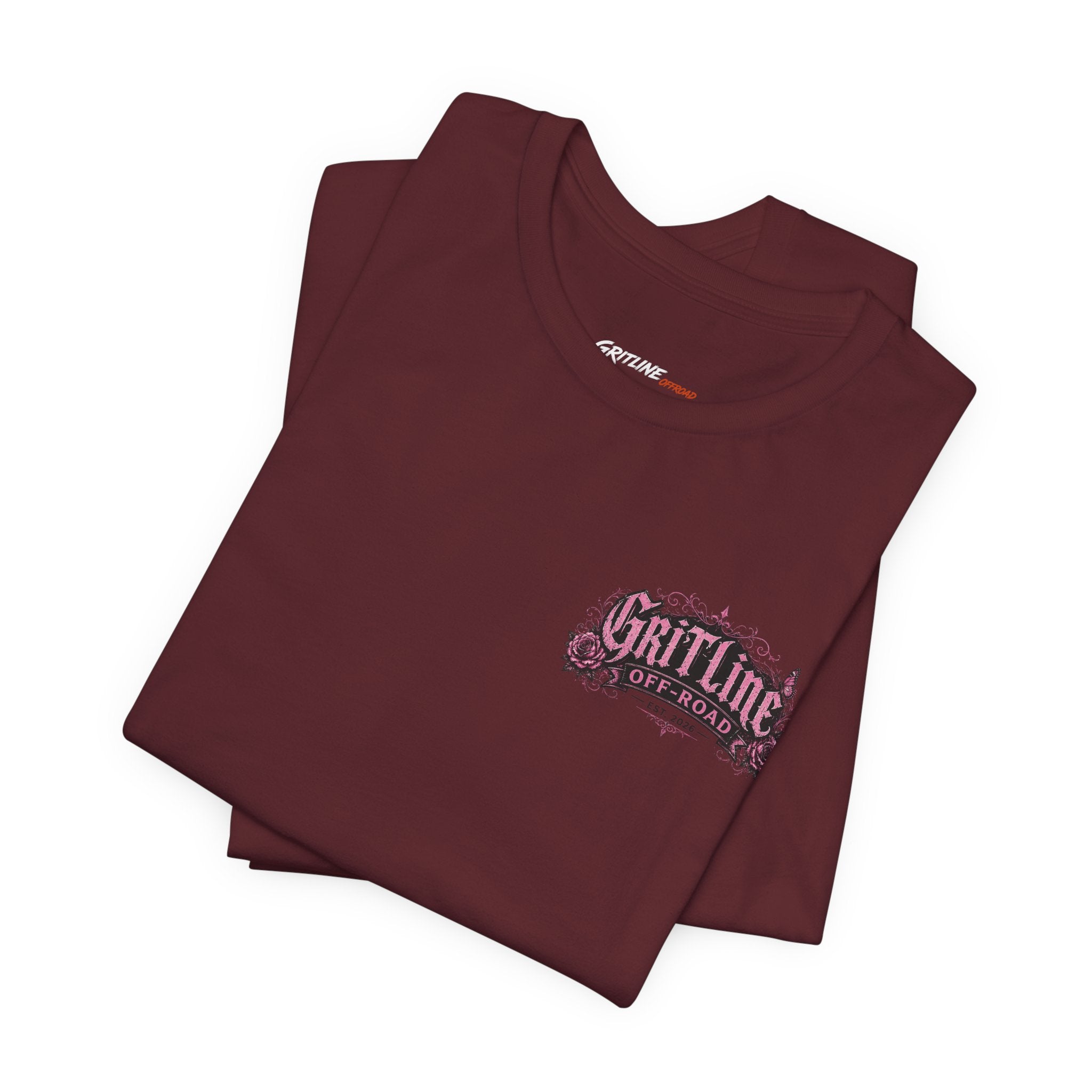 Off-Road Gritline Jeep Tee — Floral Adventure Graphic T-Shirt