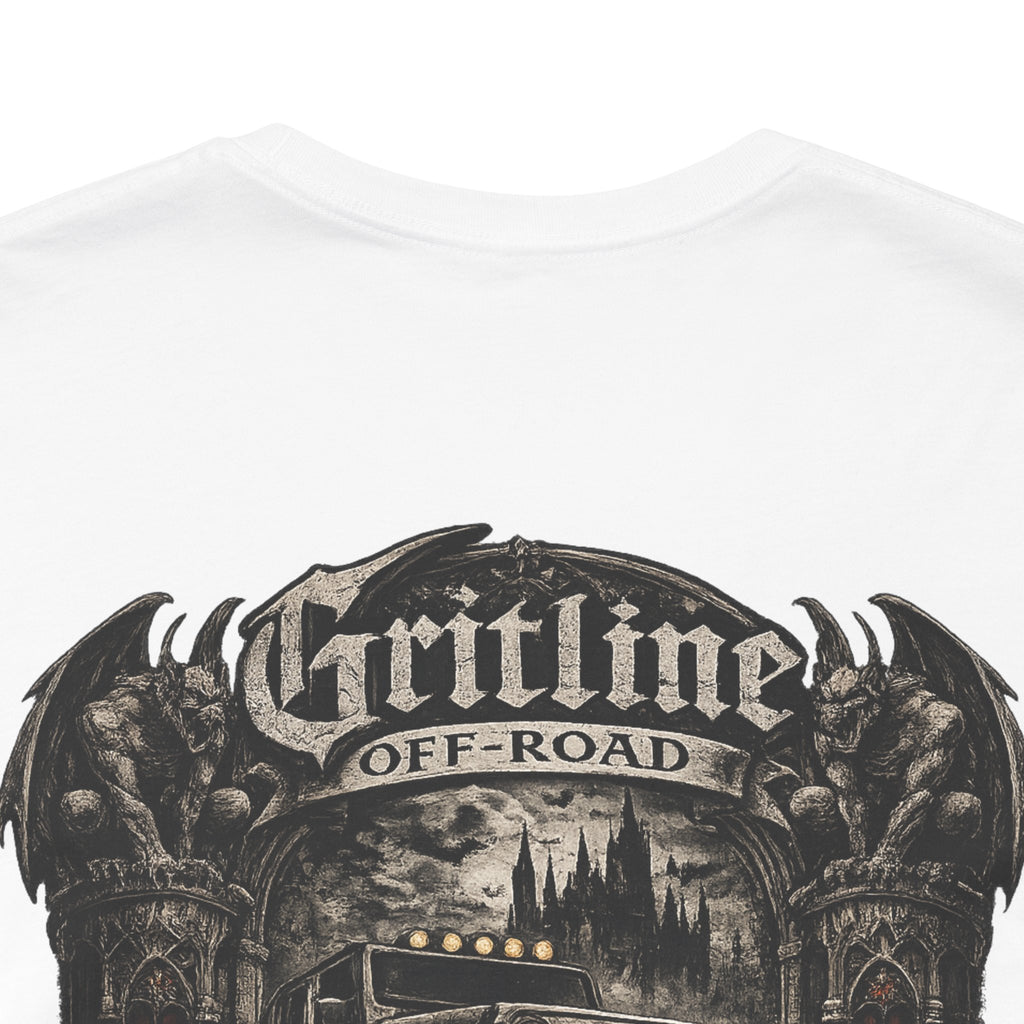 Off-Road Gritline Graphic Tee — "Gritline Off-Road" Skull & Jeep Shirt