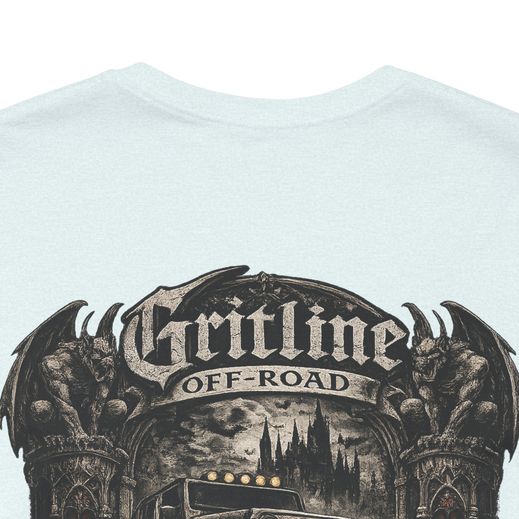 Off-Road Gritline Graphic Tee — "Gritline Off-Road" Skull & Jeep Shirt