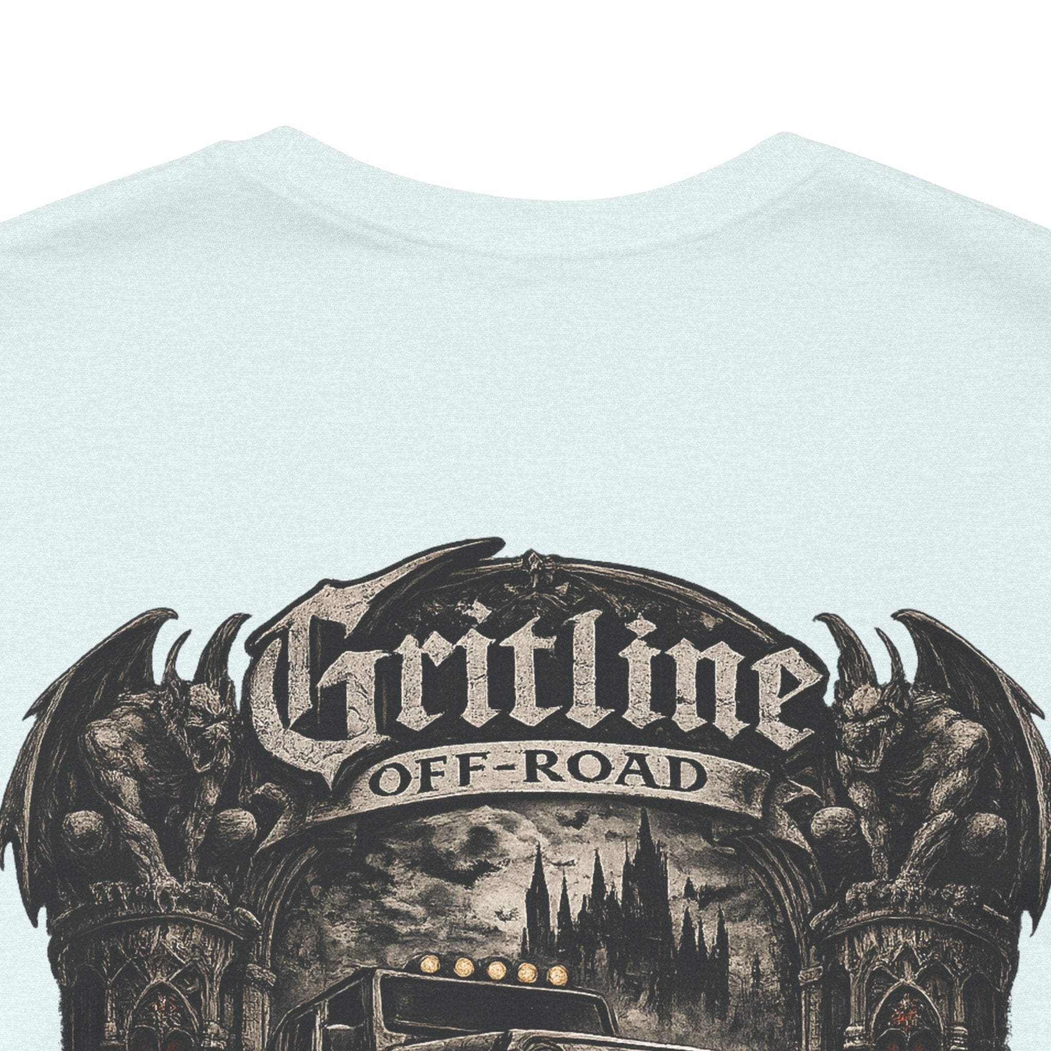 Off-Road Gritline Graphic Tee — "Gritline Off-Road" Skull & Jeep Shirt
