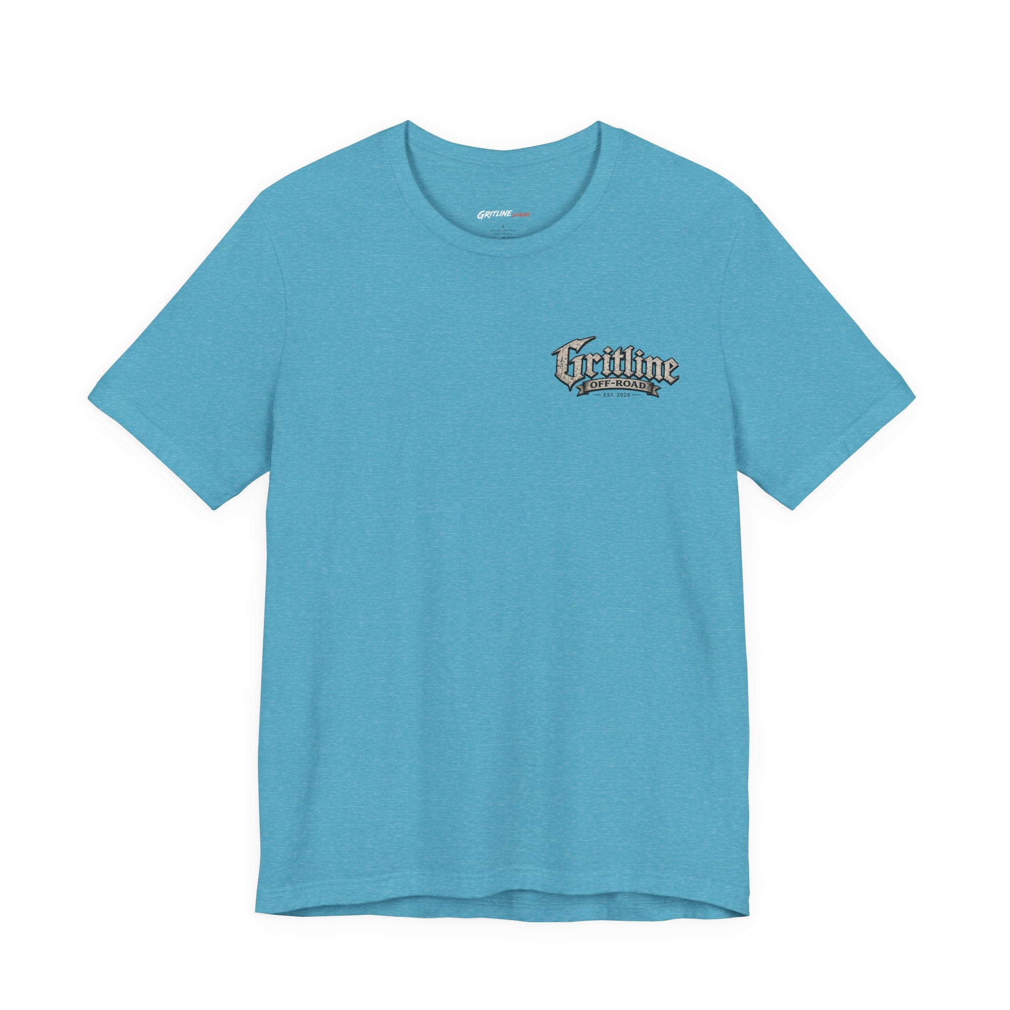 Off-Road Gritline Graphic Tee — "Gritline Off-Road" Skull & Jeep Shirt