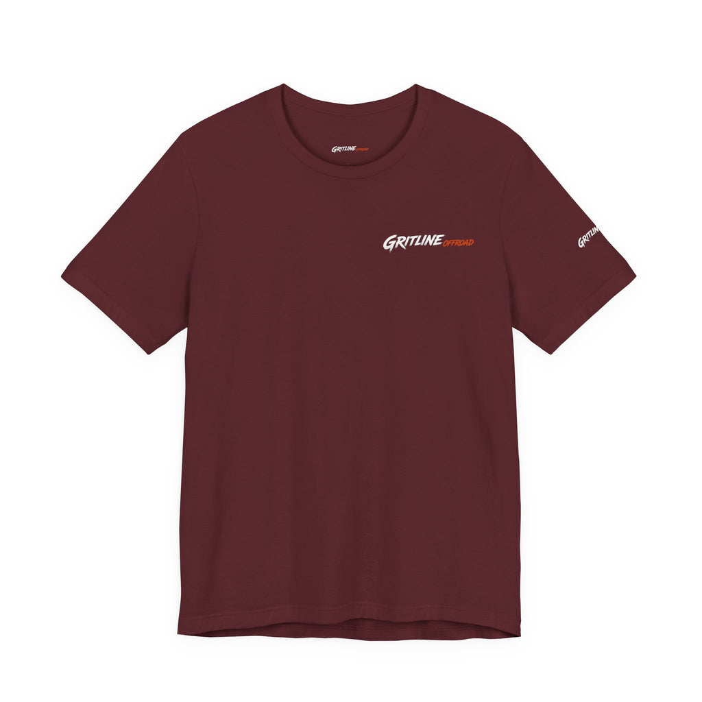 Off-Road Adventure Tee — "Gritline" Jeep Mountain Graphic