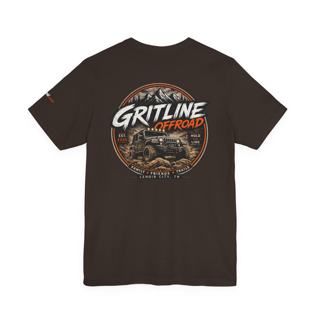Gritline Offroad Jeep T‑Shirt — Adventure 4x4 Truck Trail Tee