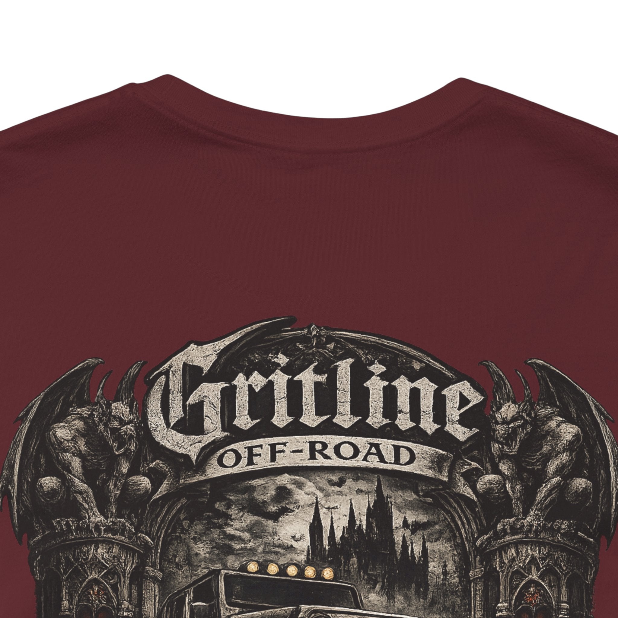 Off-Road Gritline Graphic Tee — "Gritline Off-Road" Skull & Jeep Shirt