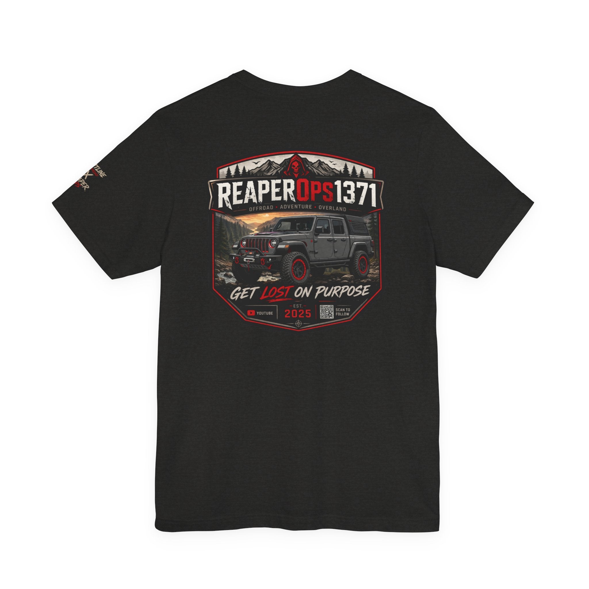 Reaper Ops 1371 Jeep Adventure Tee — "Get Lost On Purpose" Off‑Road Truck T‑Shirt