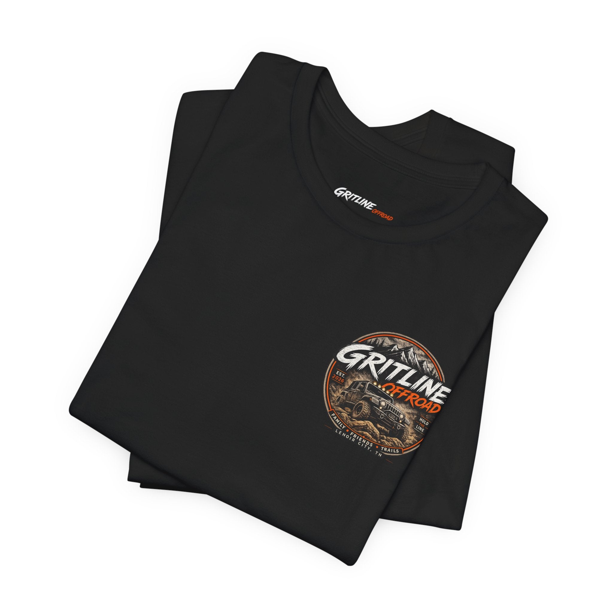 Gritline Offroad Jeep T‑Shirt — Adventure 4x4 Truck Trail Tee