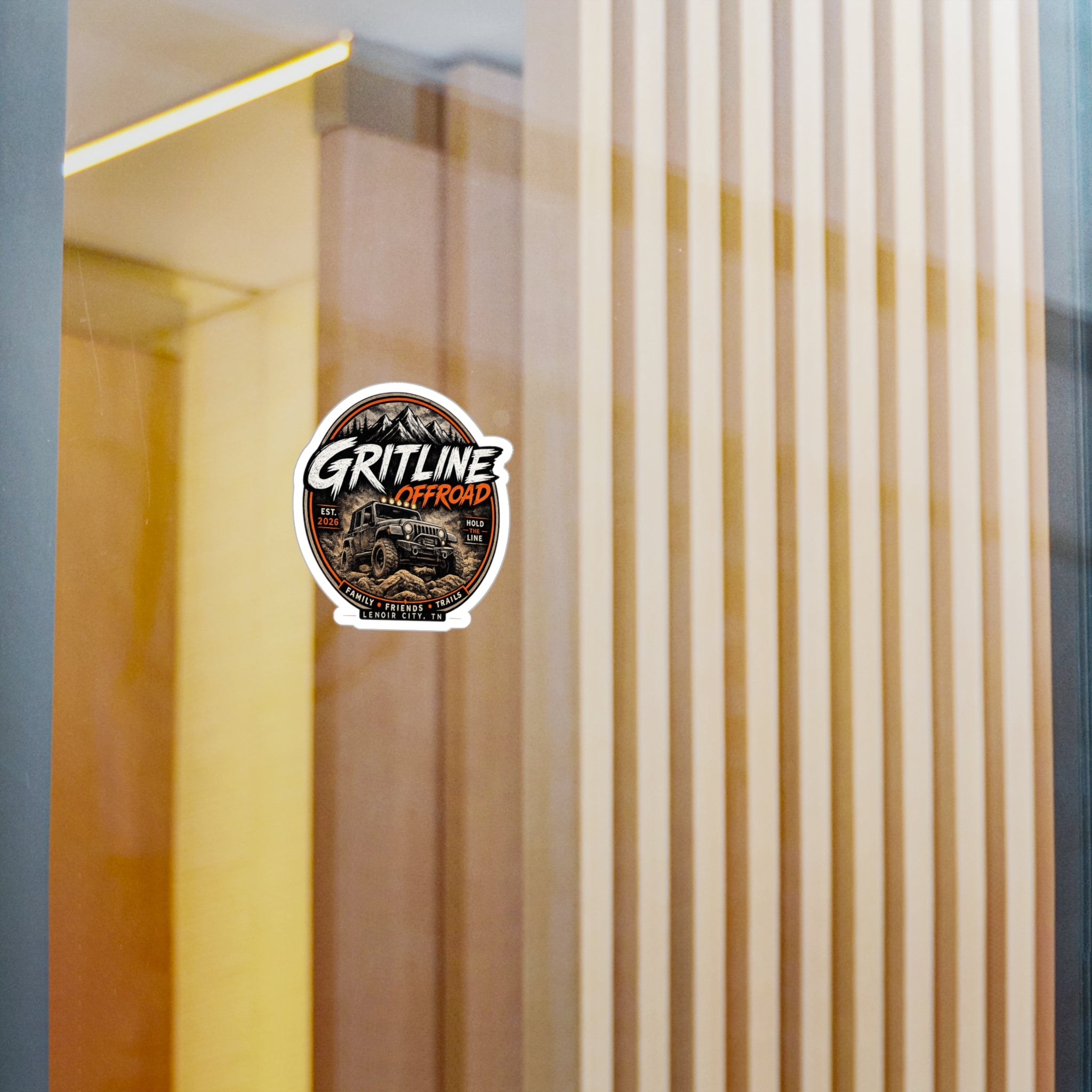 Gritline Offroad Vinyl Sticker — Jeep Adventure Kiss-Cut Decal