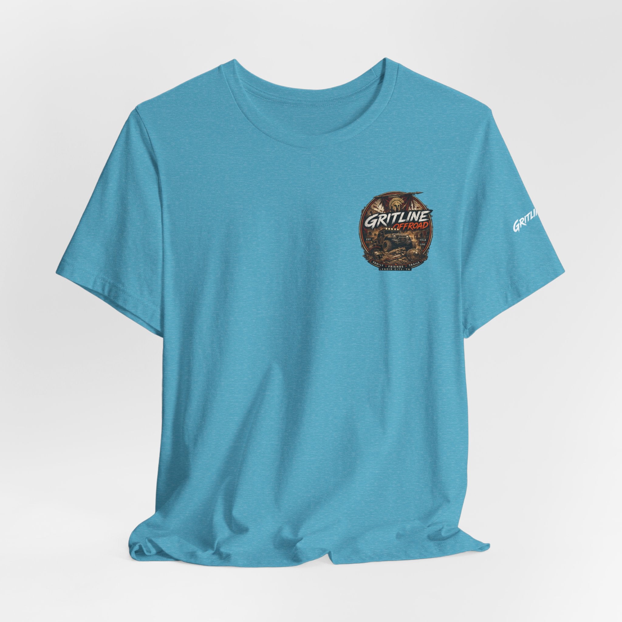 Offroad Jeep Graphic Tee — "Gritline Offroad" Adventure T-Shirt