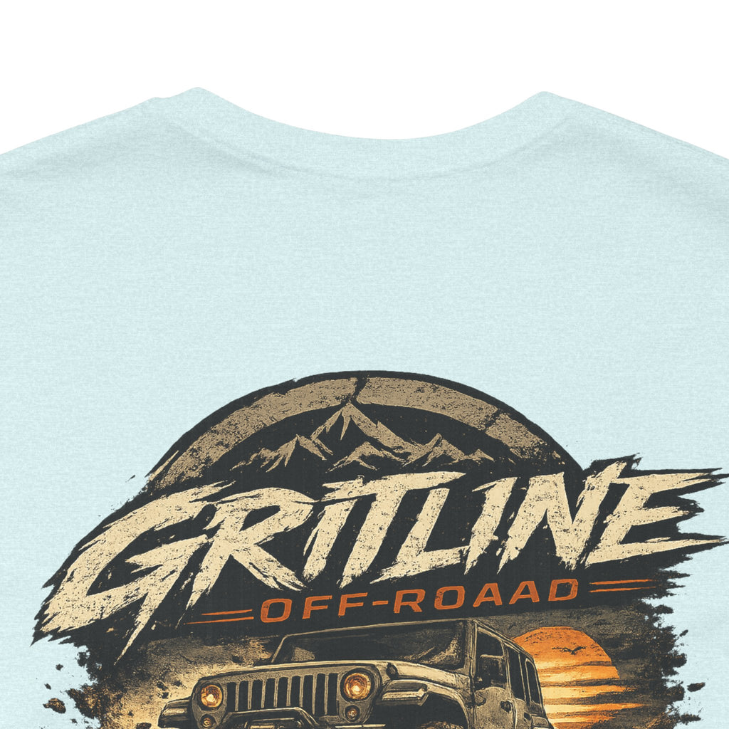 Off-Road Adventure Tee — "Gritline" Jeep Mountain Graphic