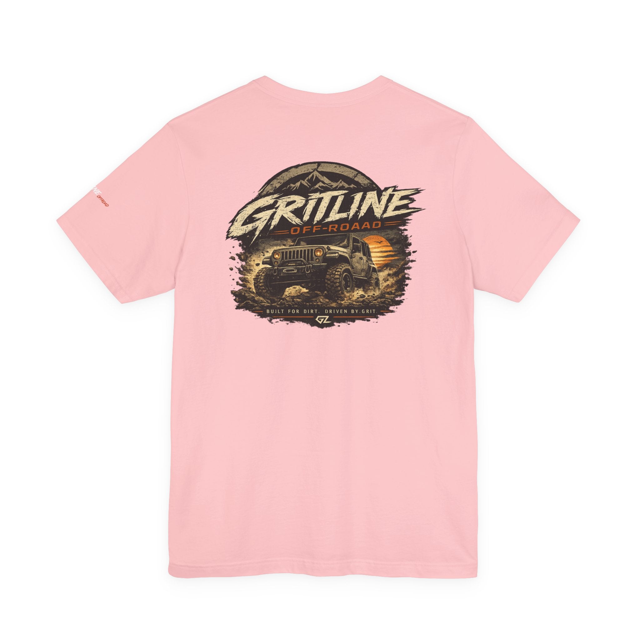 Off-Road Adventure Tee — "Gritline" Jeep Mountain Graphic
