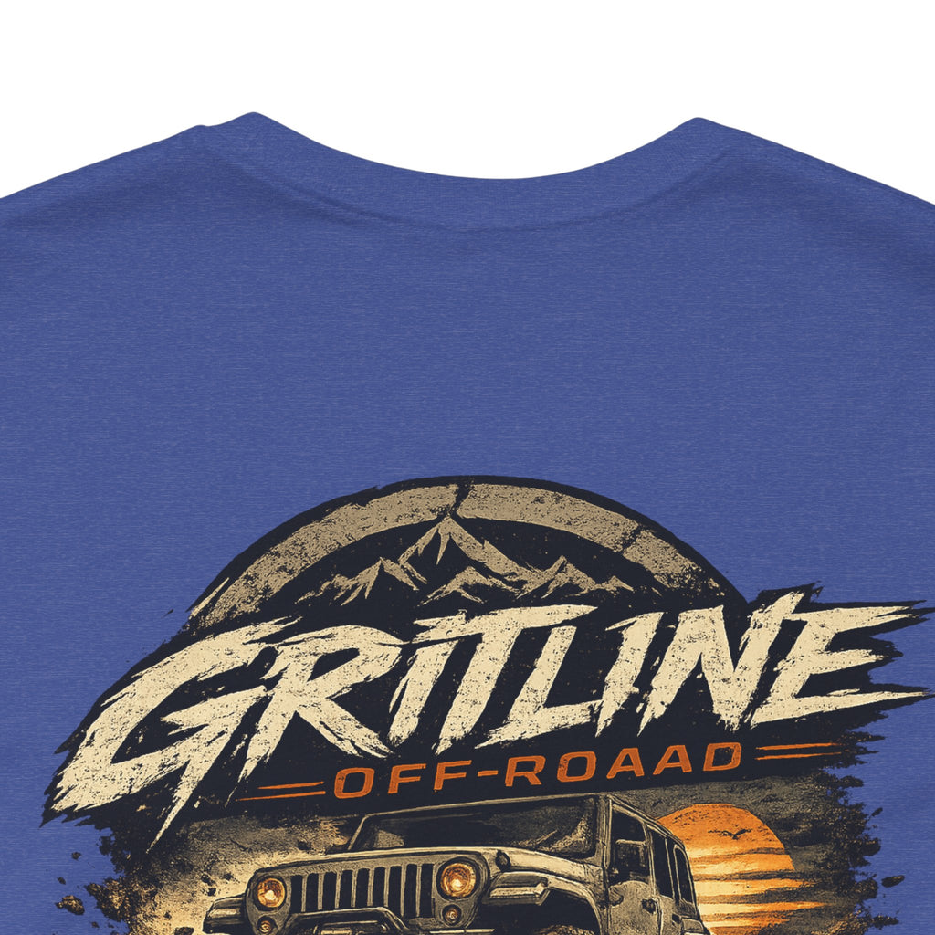Off-Road Adventure Tee — "Gritline" Jeep Mountain Graphic