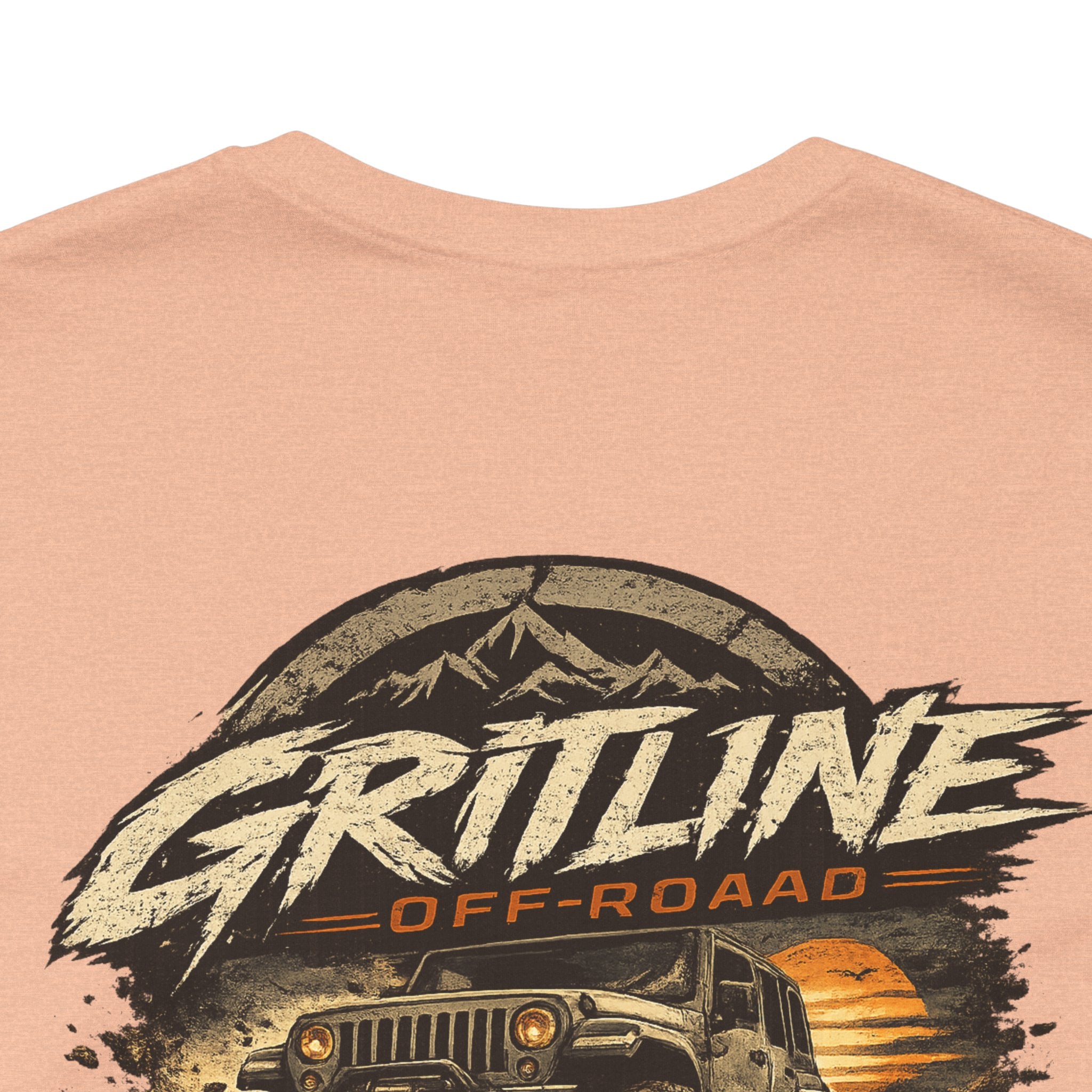 Off-Road Adventure Tee — "Gritline" Jeep Mountain Graphic