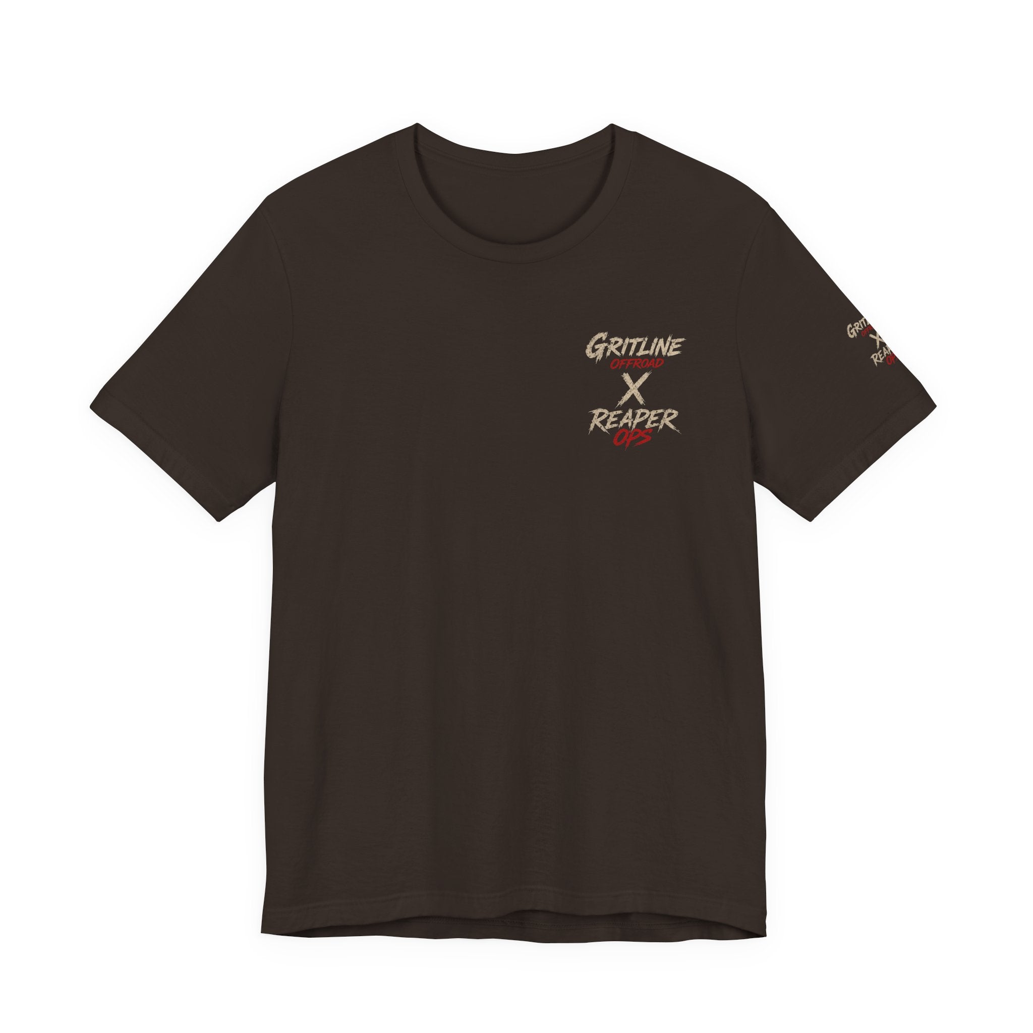 Grim Reaper American Flag T-Shirt — Patriot Skull Tee