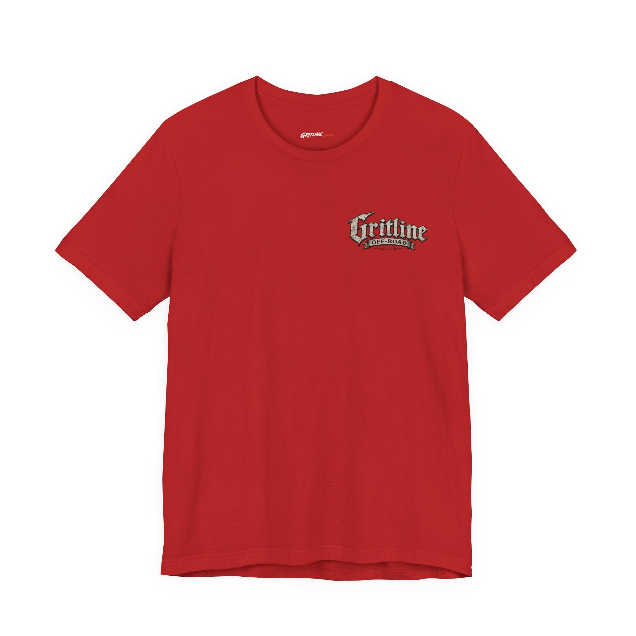 Off-Road Gritline Graphic Tee — "Gritline Off-Road" Skull & Jeep Shirt