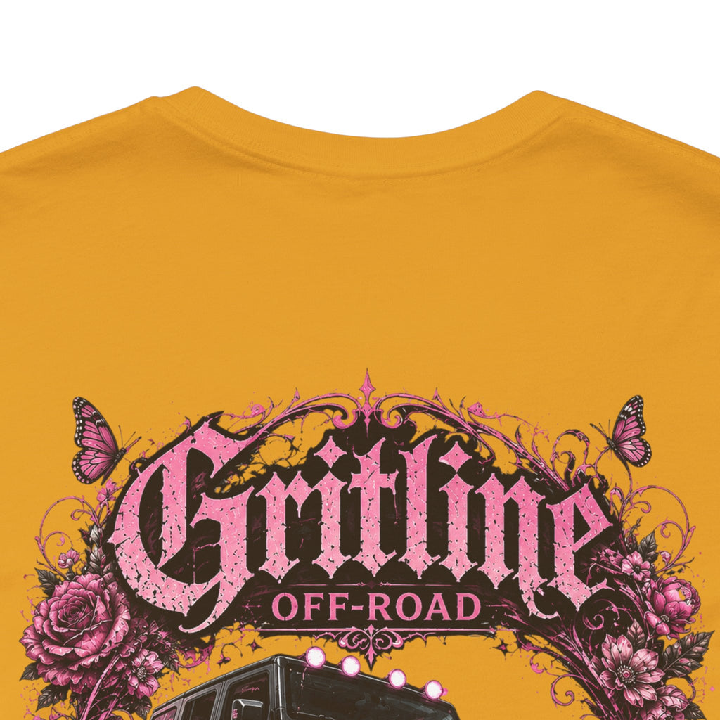 Off-Road Gritline Jeep Tee — Floral Adventure Graphic T-Shirt