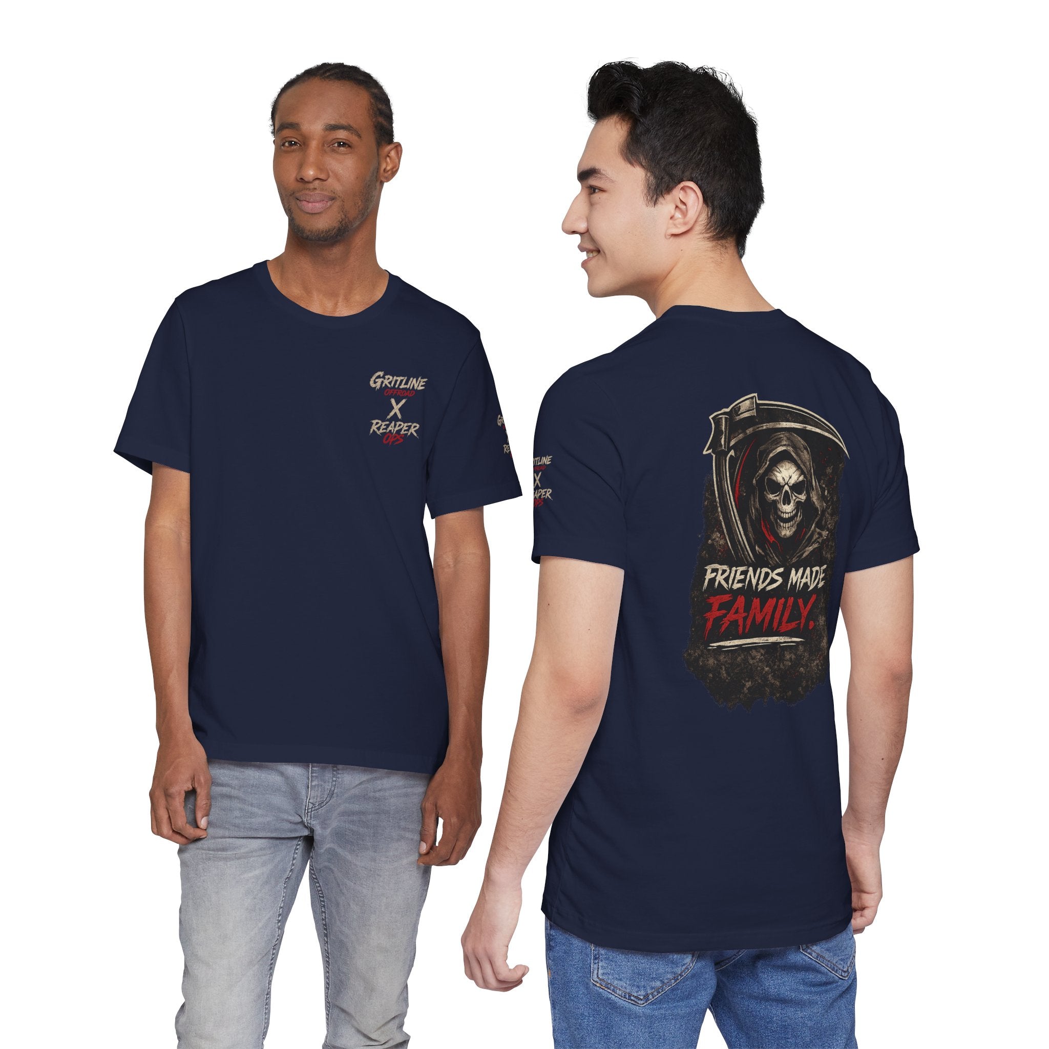 Grim Reaper "Friends Made Family" Graphic Tee