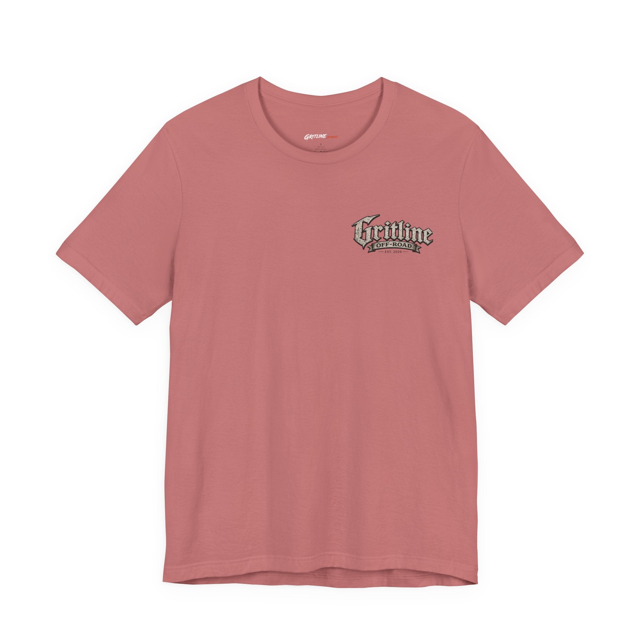 Off-Road Gritline Graphic Tee — "Gritline Off-Road" Skull & Jeep Shirt