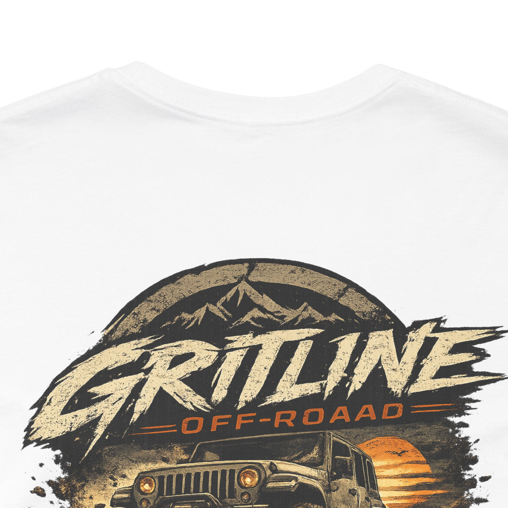 Off-Road Adventure Tee — "Gritline" Jeep Mountain Graphic