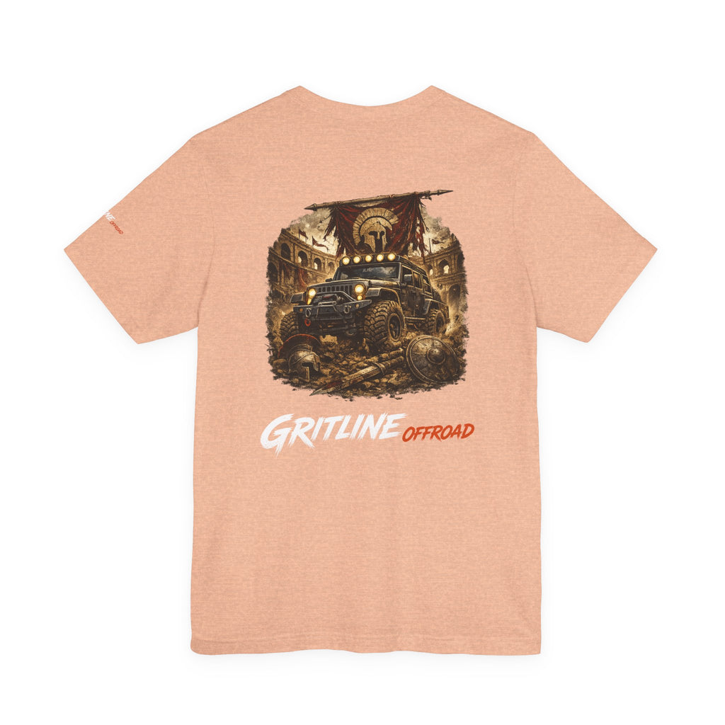 Offroad Jeep Graphic Tee — "Gritline Offroad" Adventure T-Shirt