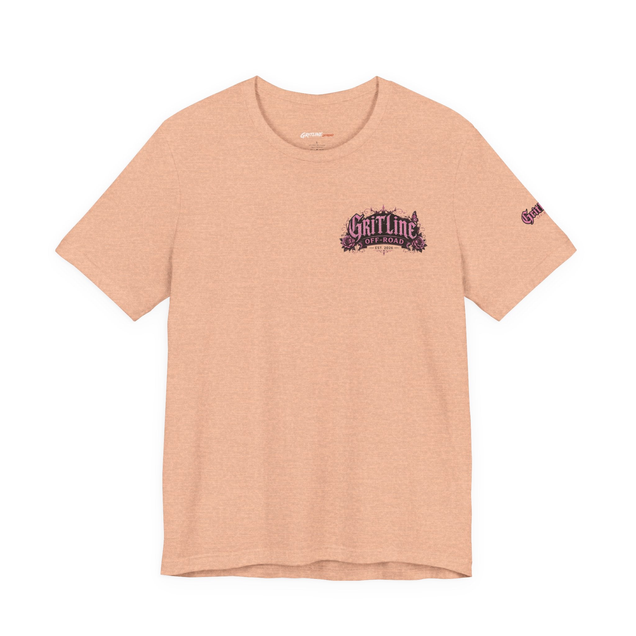 Off-Road Gritline Jeep Tee — Floral Adventure Graphic T-Shirt