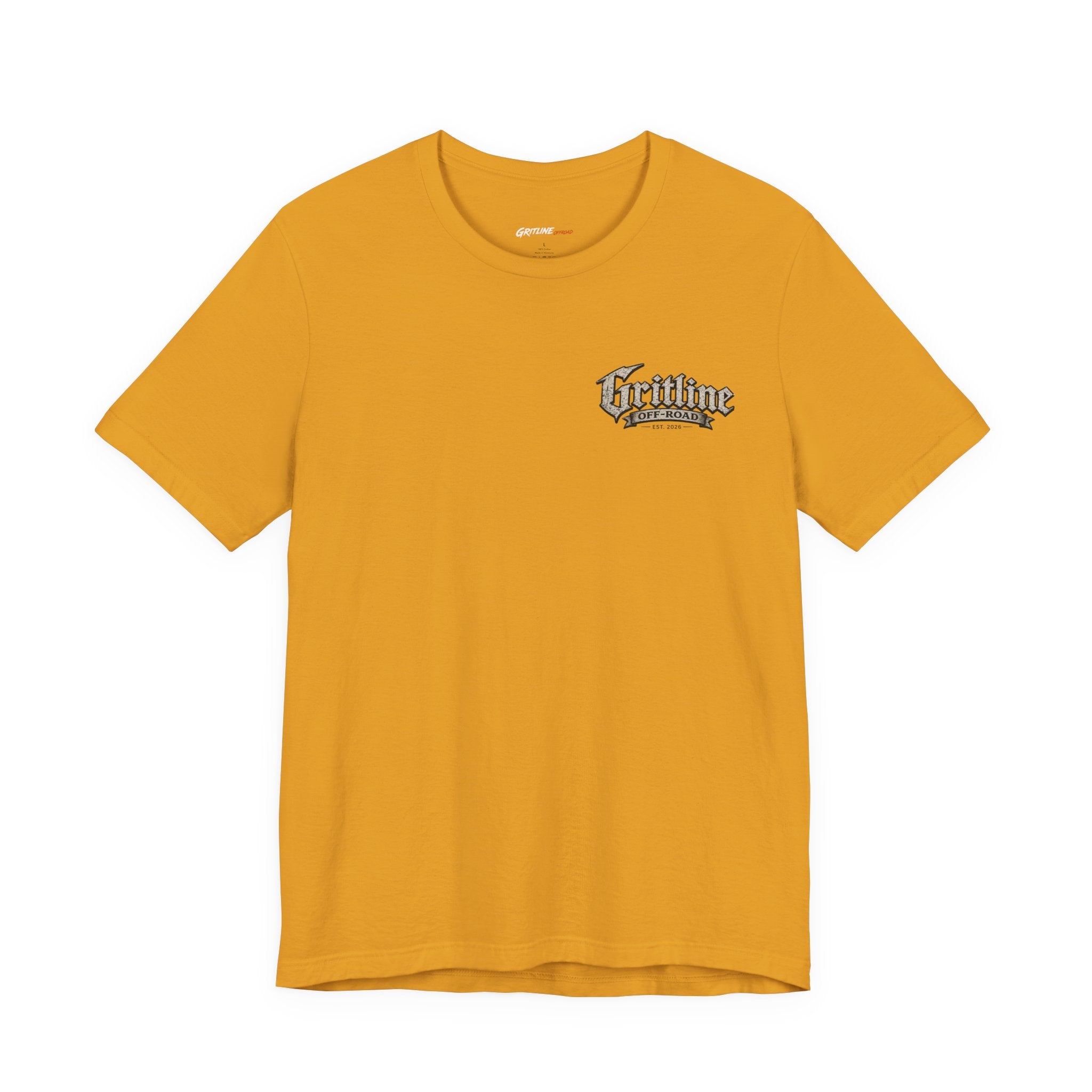 Off-Road Gritline Graphic Tee — "Gritline Off-Road" Skull & Jeep Shirt